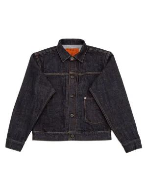 14oz Indigo Denim Pleats Jacket