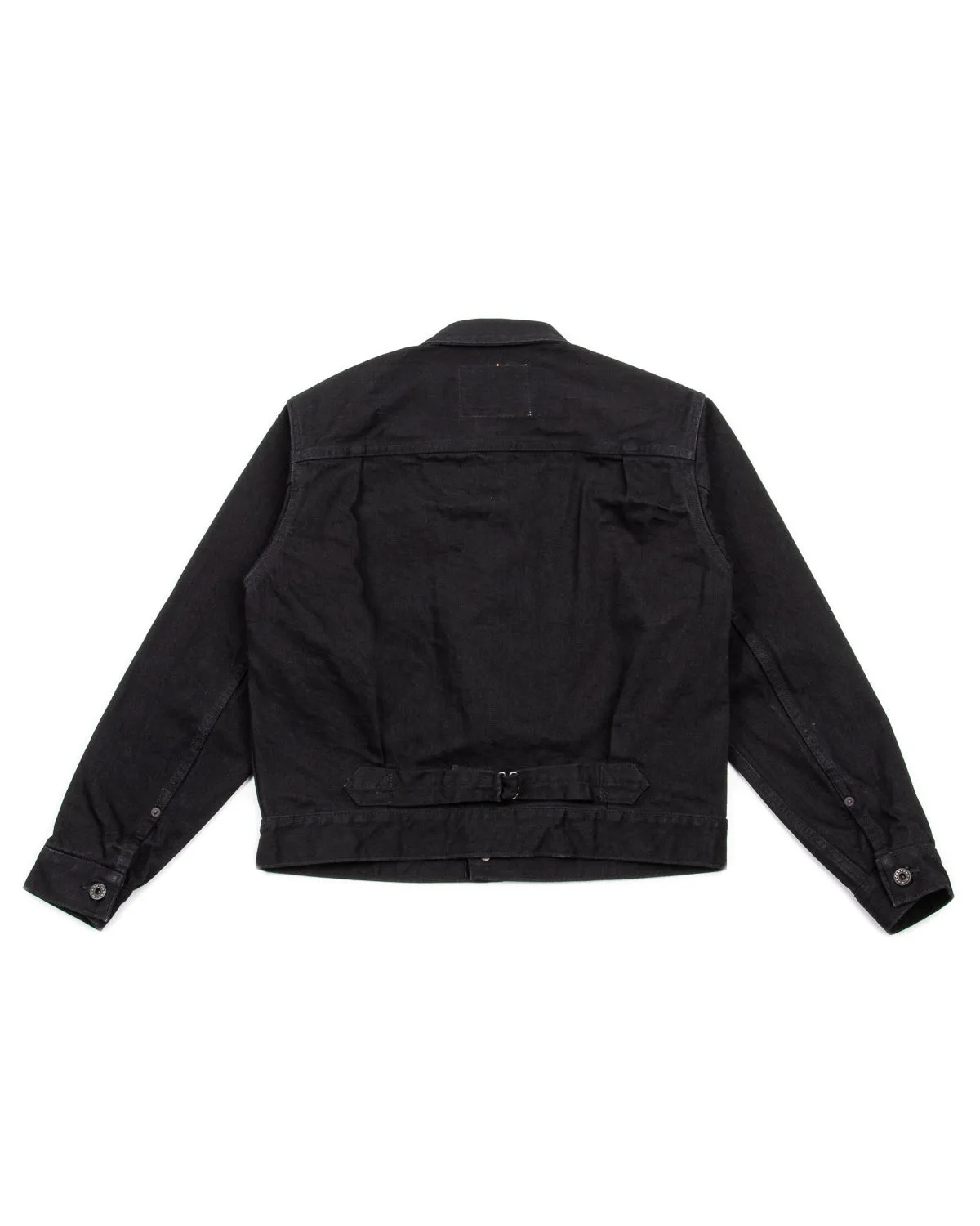 15oz Black Denim Pleats Jacket