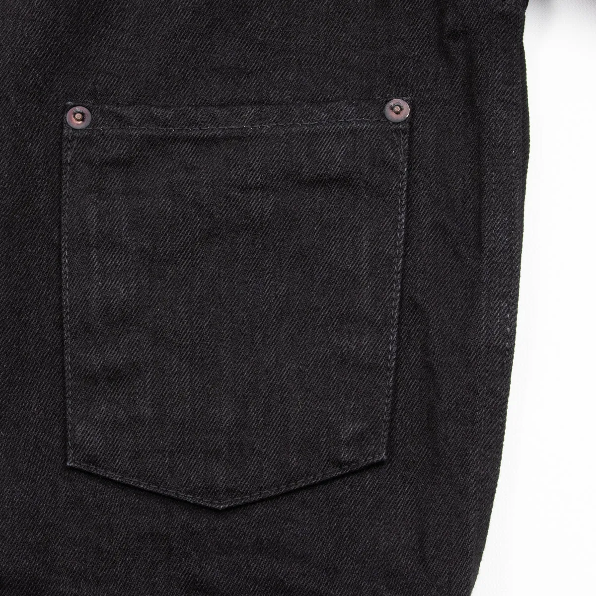 15oz Black Denim Pleats Jacket