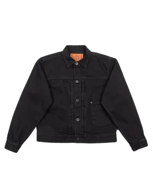 15oz Black Denim Pleats Jacket