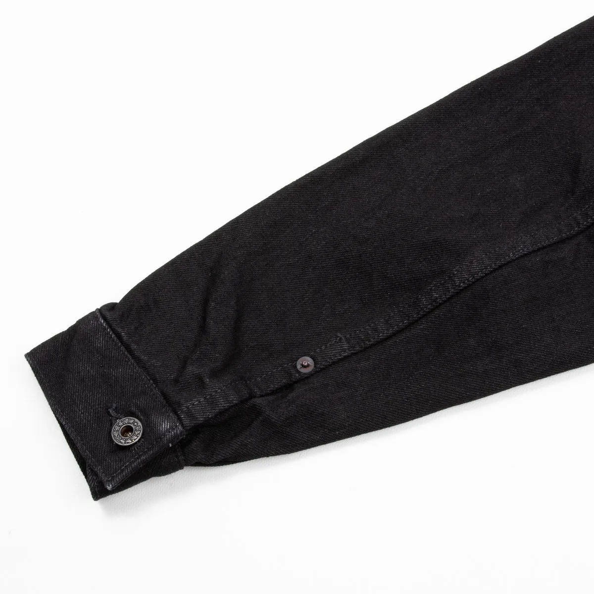 15oz Black Denim Pleats Jacket