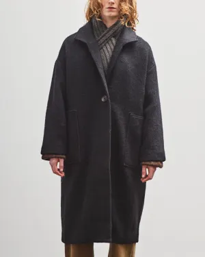 7115 by Szeki Wool Fall Coat, Black