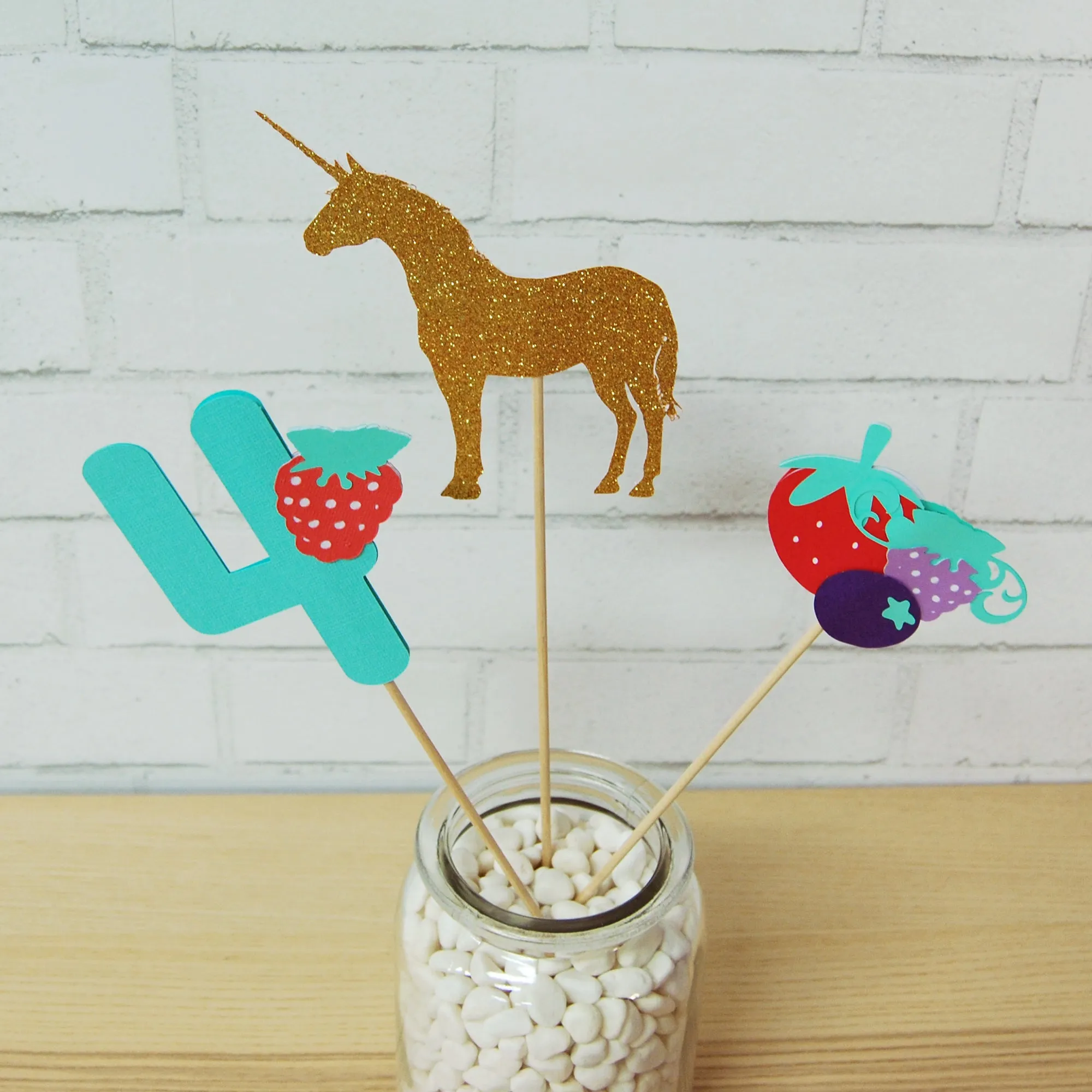 Berry Magical Unicorn Centerpiece