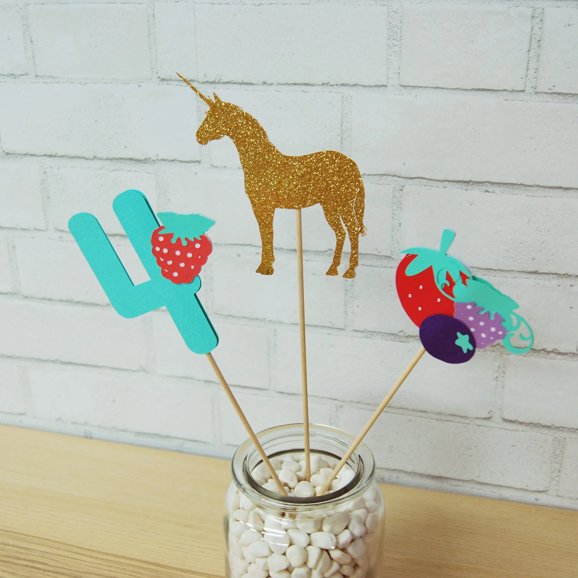 Berry Magical Unicorn Centerpiece