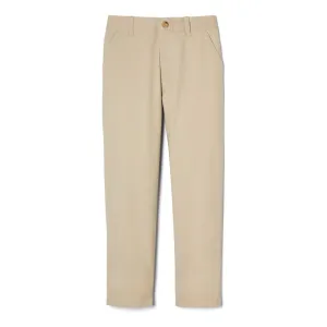 Boys' Straight Fit Chino Pants with Power Knees - Khaki