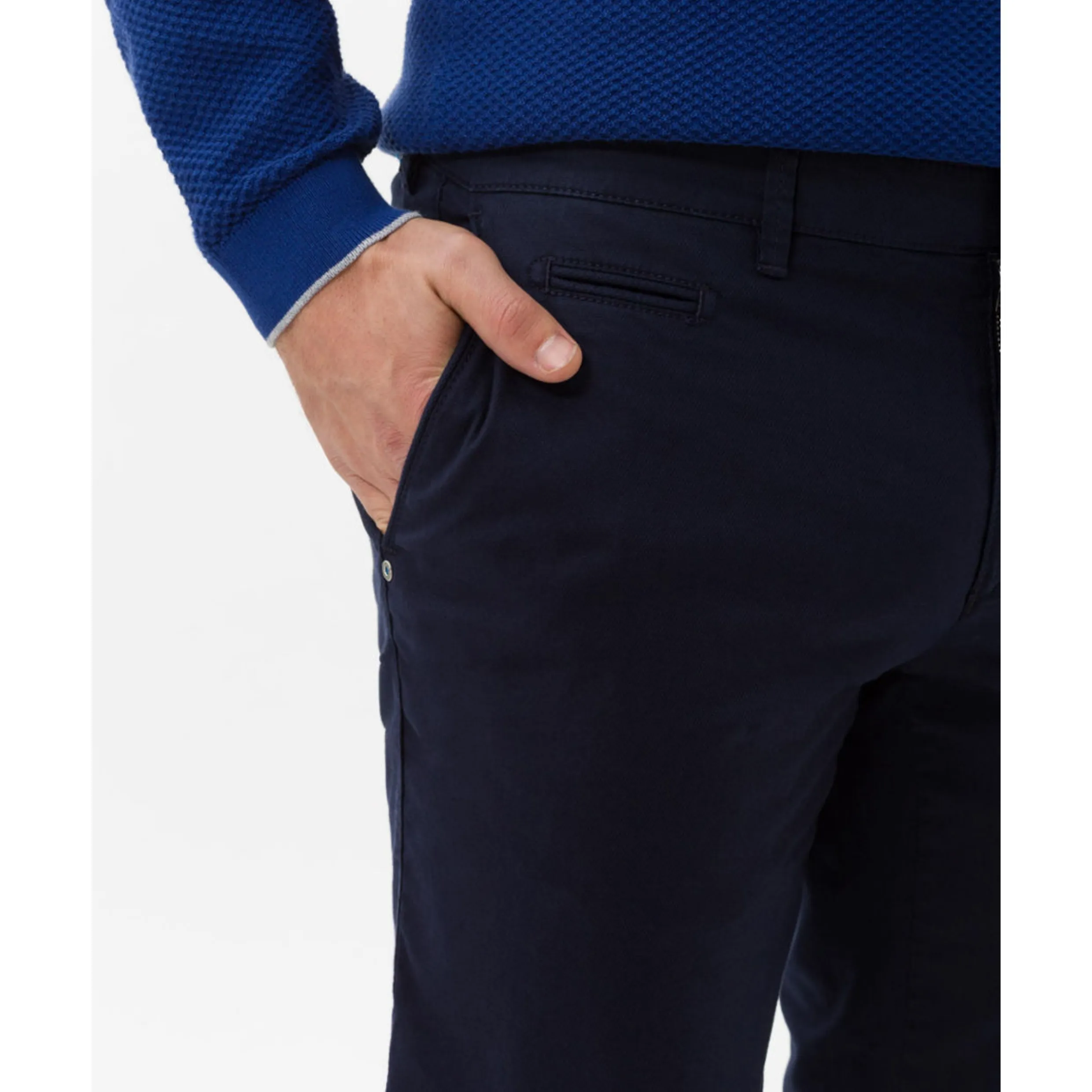 Brax Hi Flex Stretch Chino Fabio Slim Fit 84-1557 - Navy