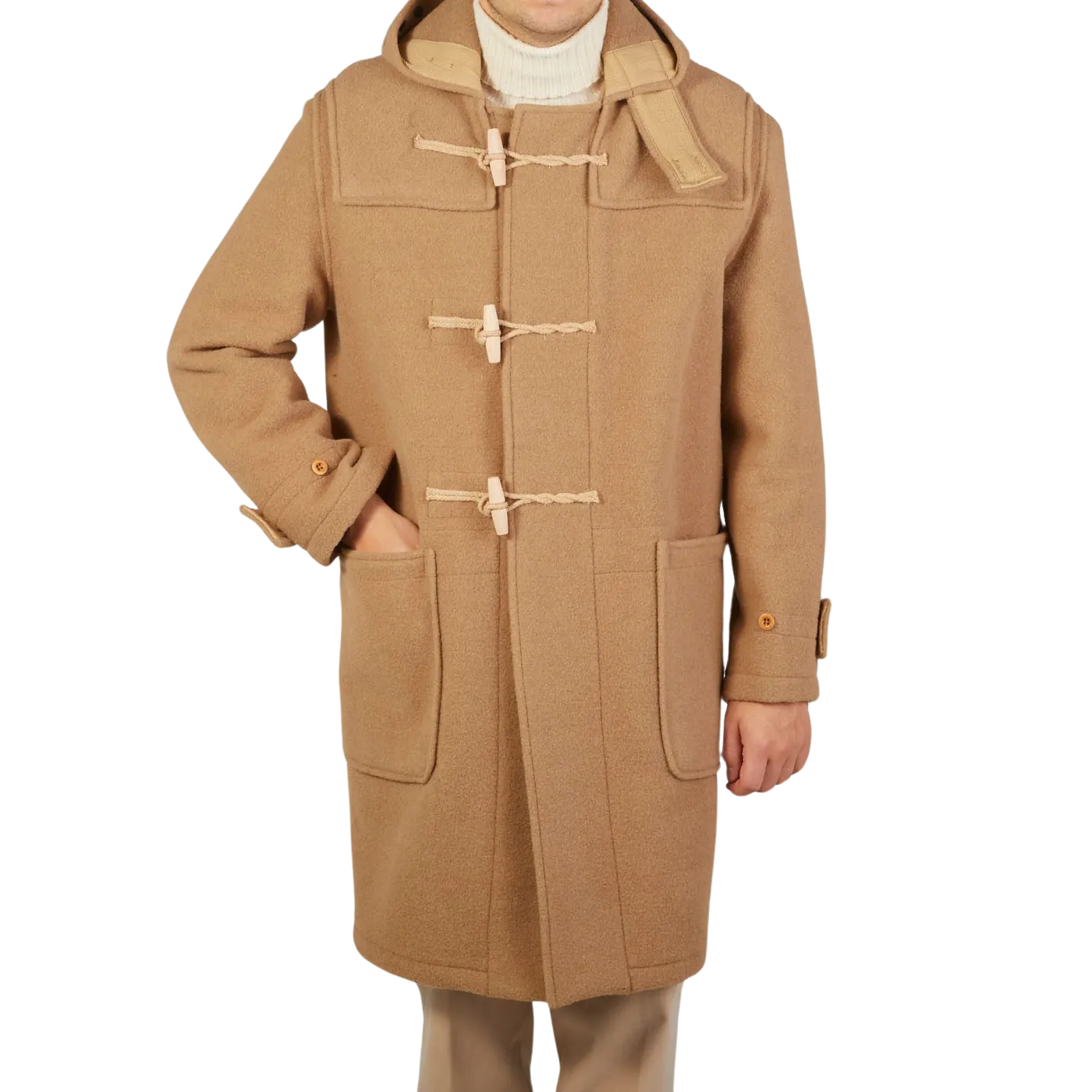 Camel Wool Monty Duffel Coat