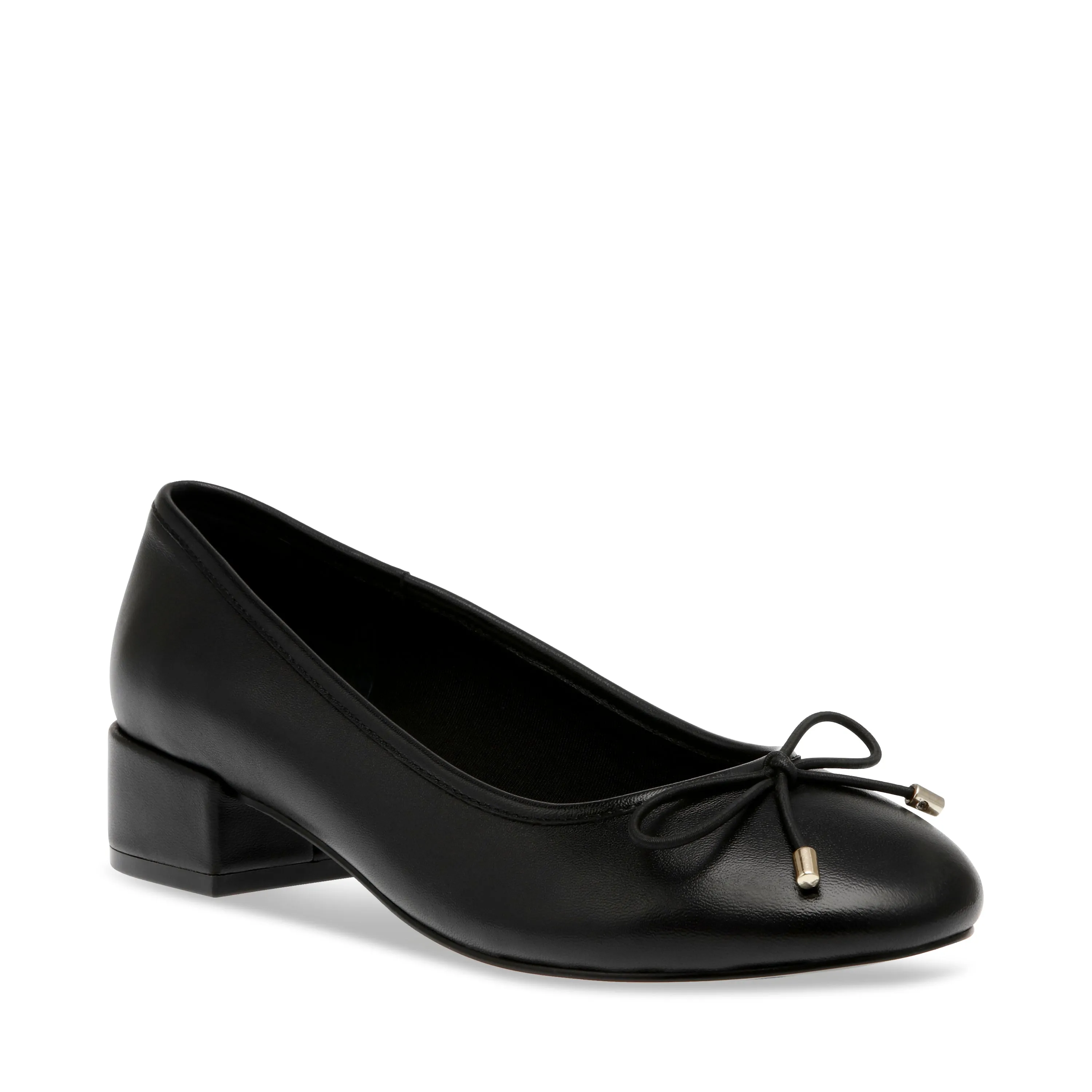 Cherish Flat Shoe BLACK LEATHER