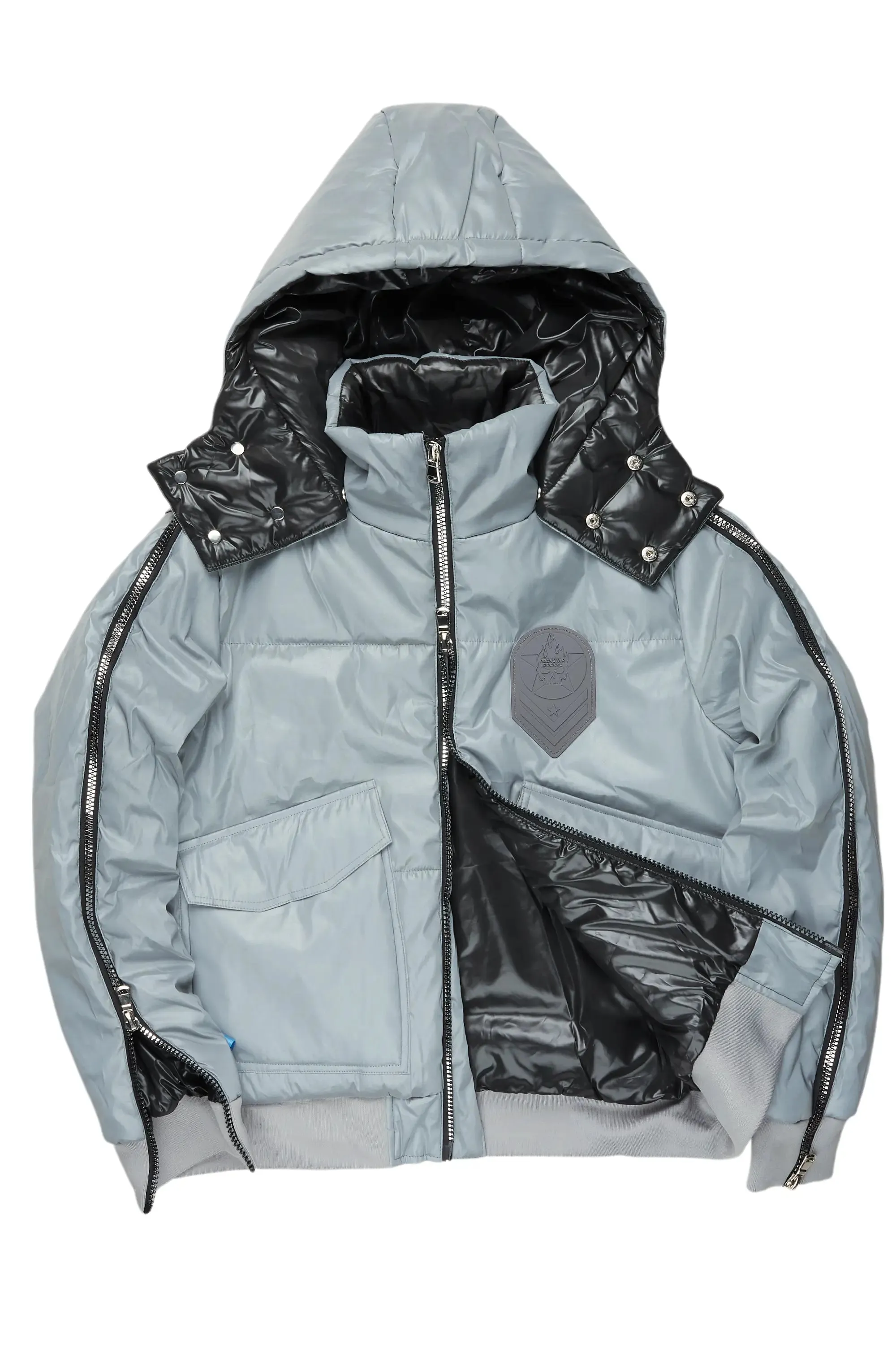 Chin Reflective Puffer Jacket