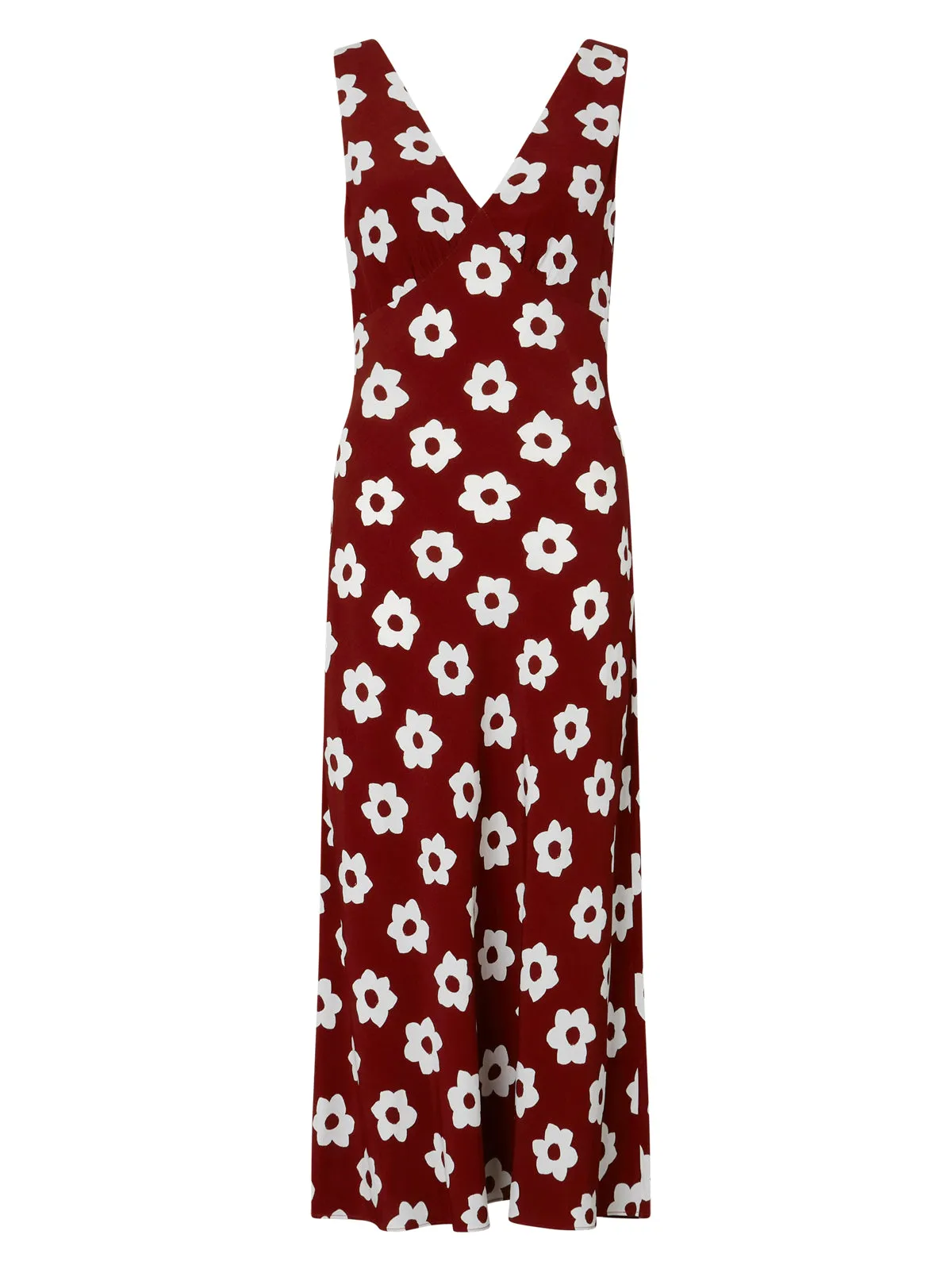 Claire Auburn Tiled Floral Slip Dress