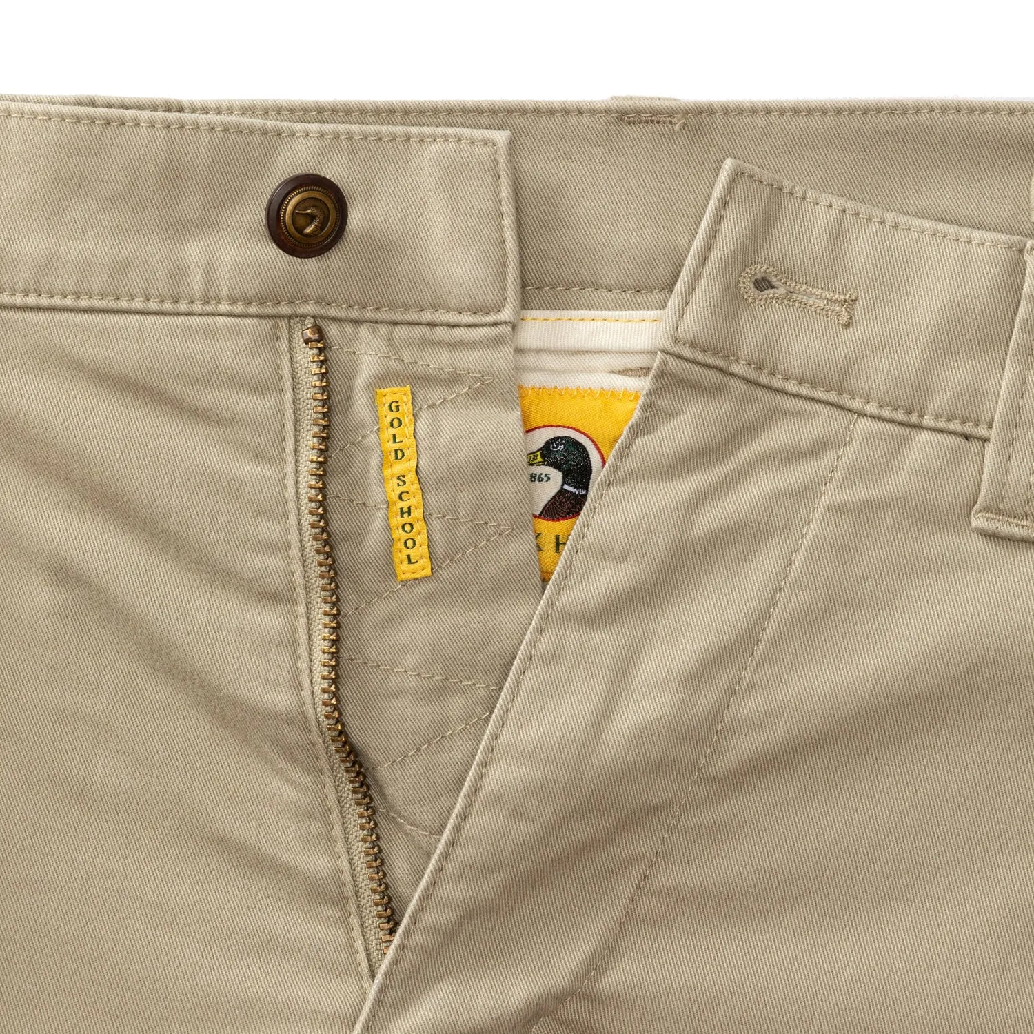 Classic Fit Gold School Chino - Big Gold Patch