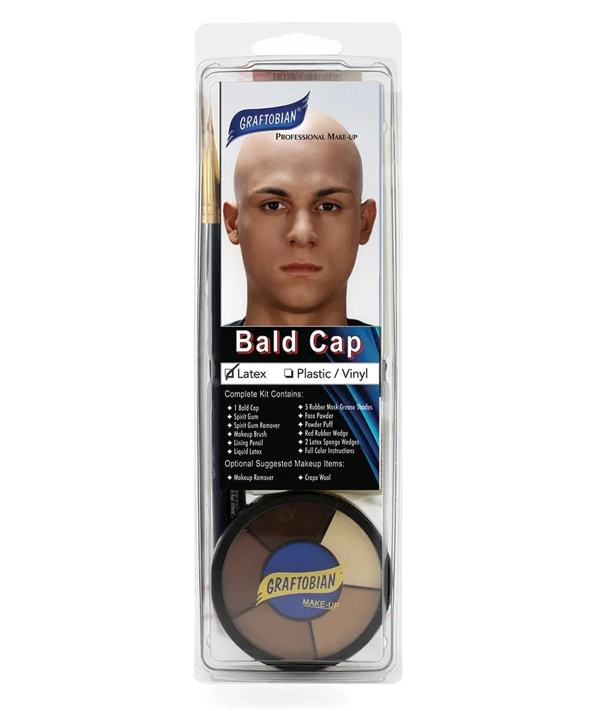 Complete Bald Cap Makeup Kit