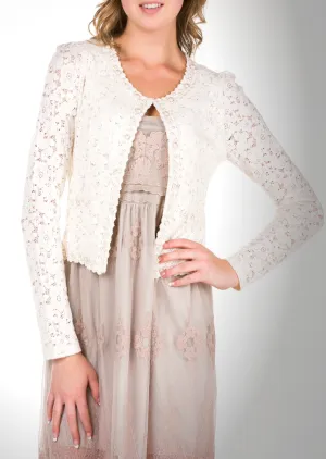 Cropped Lace Jacket