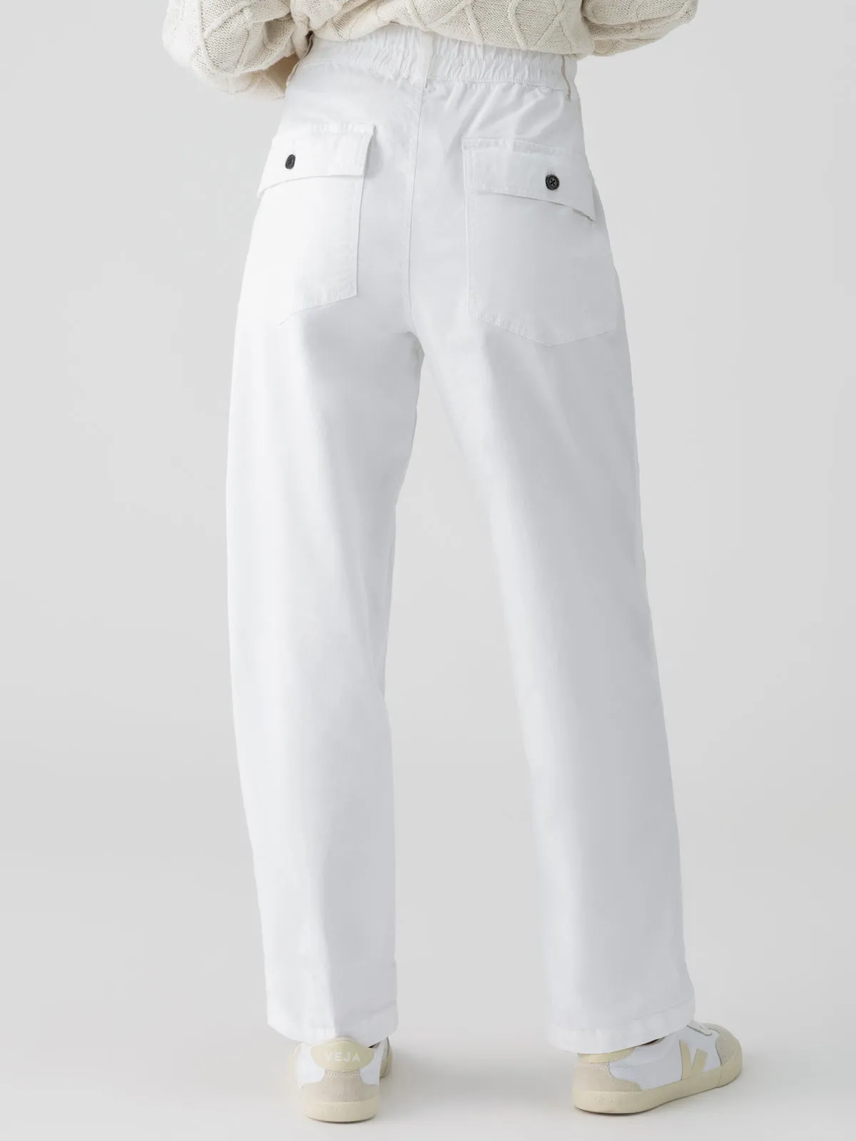 Cruiser Chino Semi-High Rise Pant Chalk