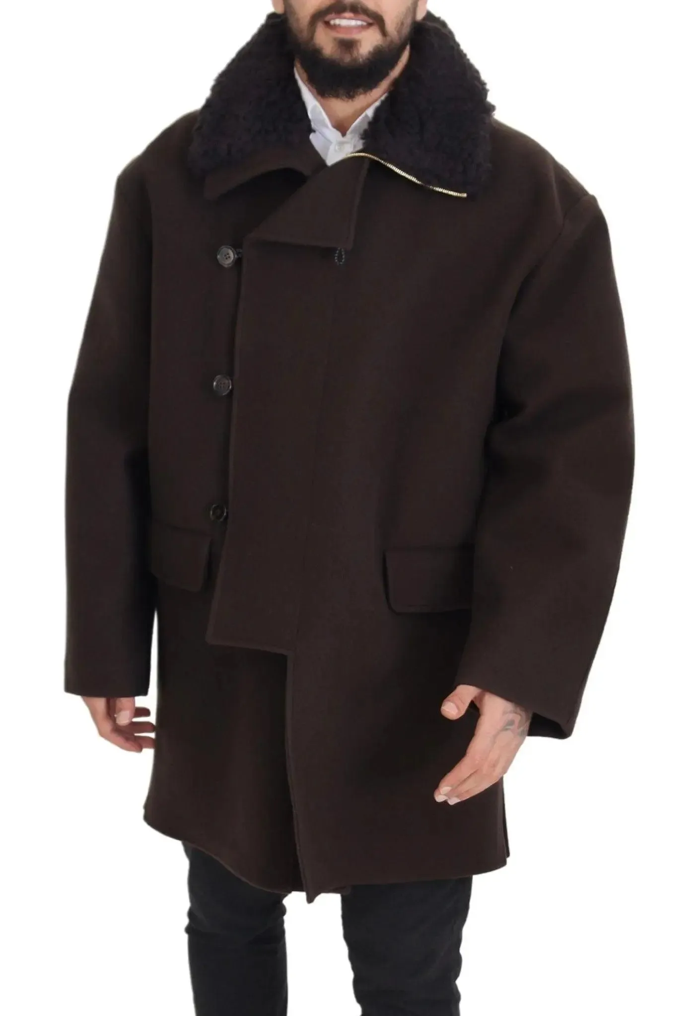 Dolce & Gabbana Shearling Coat Jacket