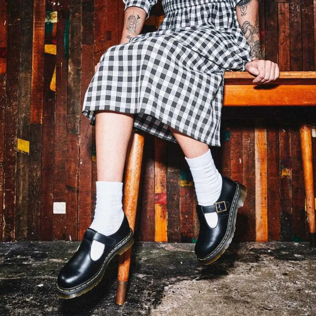 Dr Martens Polley MT Bar M Jane Black 14852001