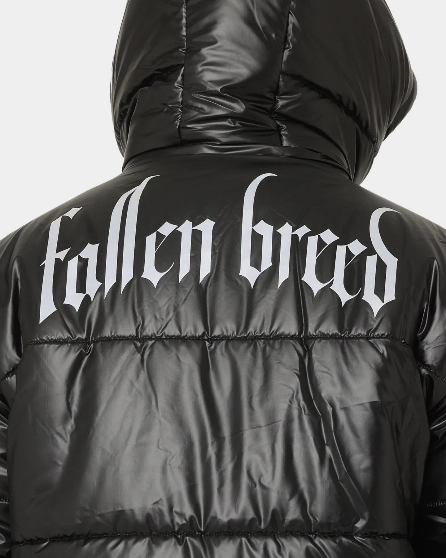 Fallen Breed Logo Puffer Jacket Black