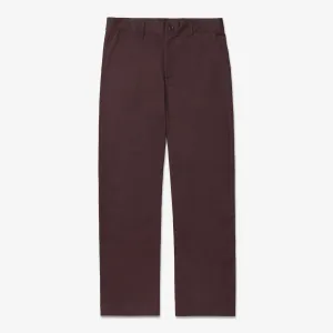 Foundations FW'23 Chino - Burgundy