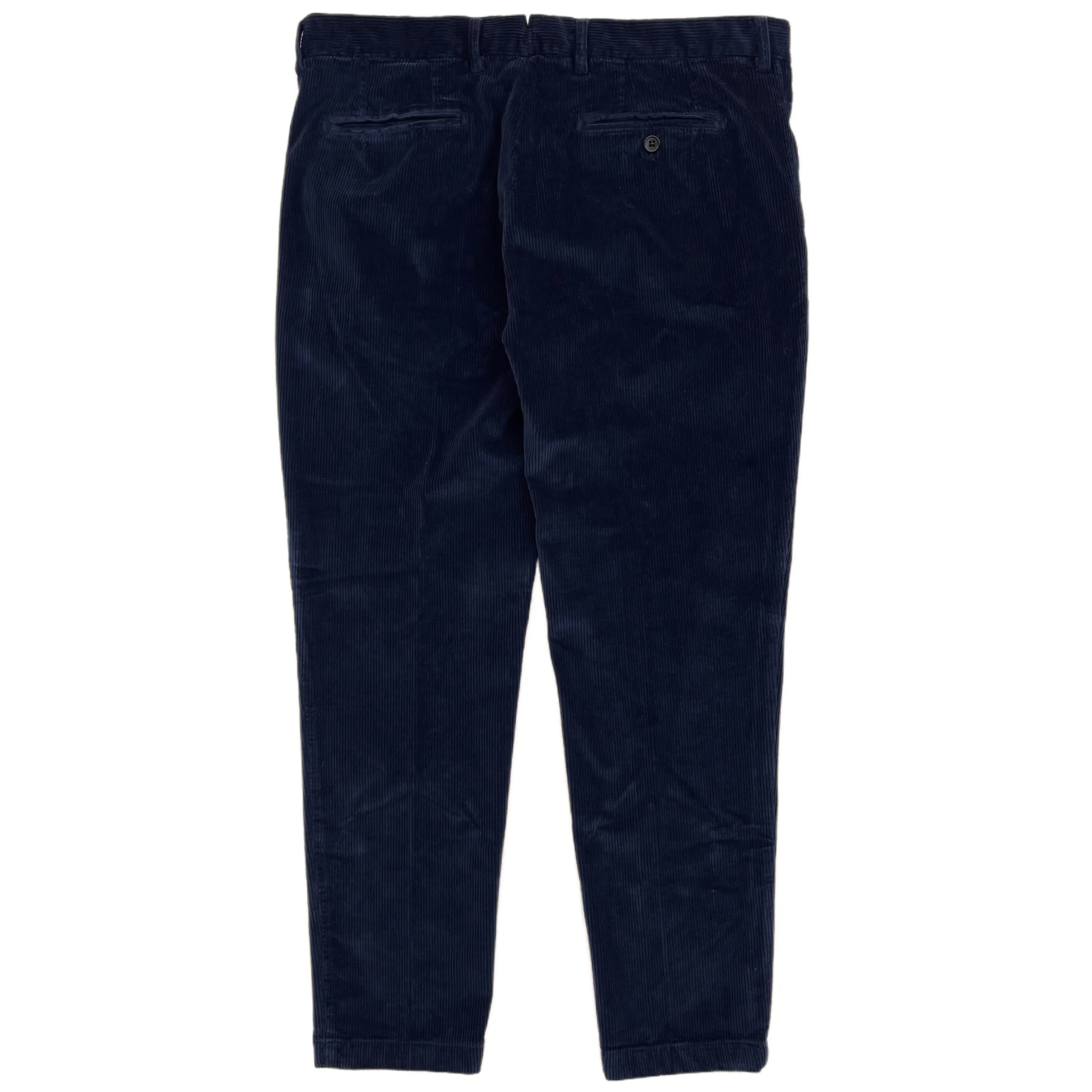 FRESH Corduroy Pleated Chino Pants In Navy