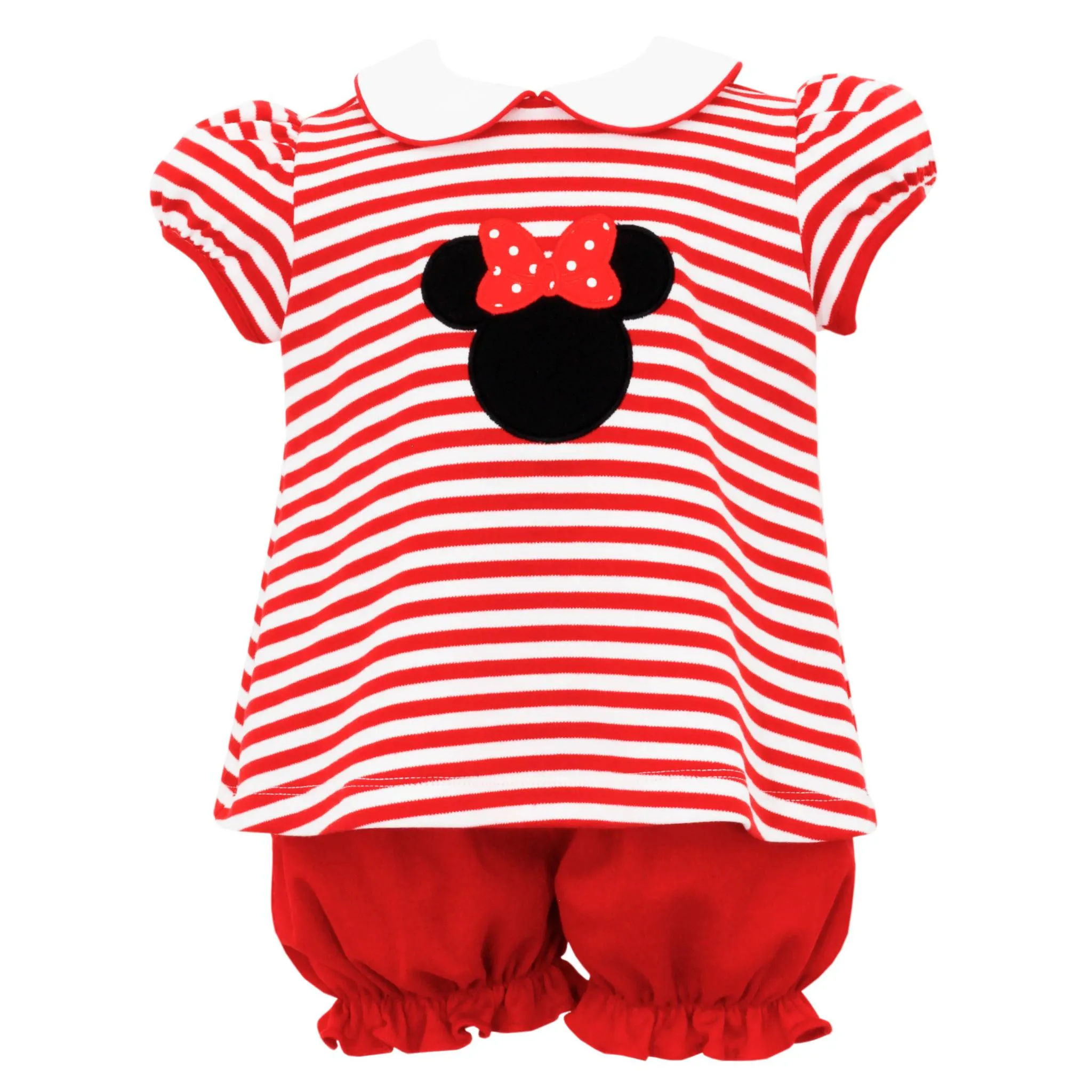 Girls Mouse Applique Bloomer Set - FINAL SALE