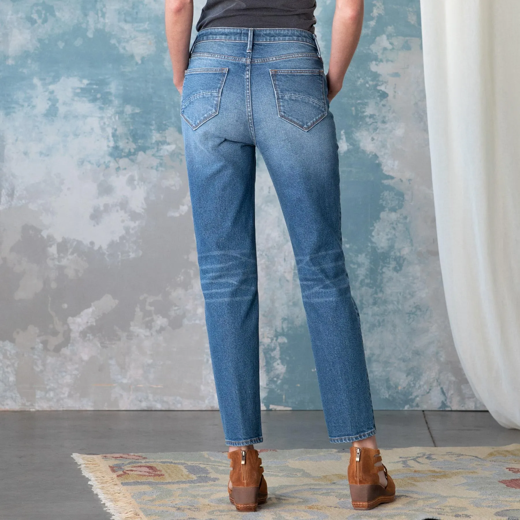 Gizelle Button-fly Jeans