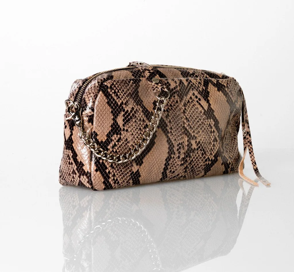 Jacki Easlick Python Crossbody