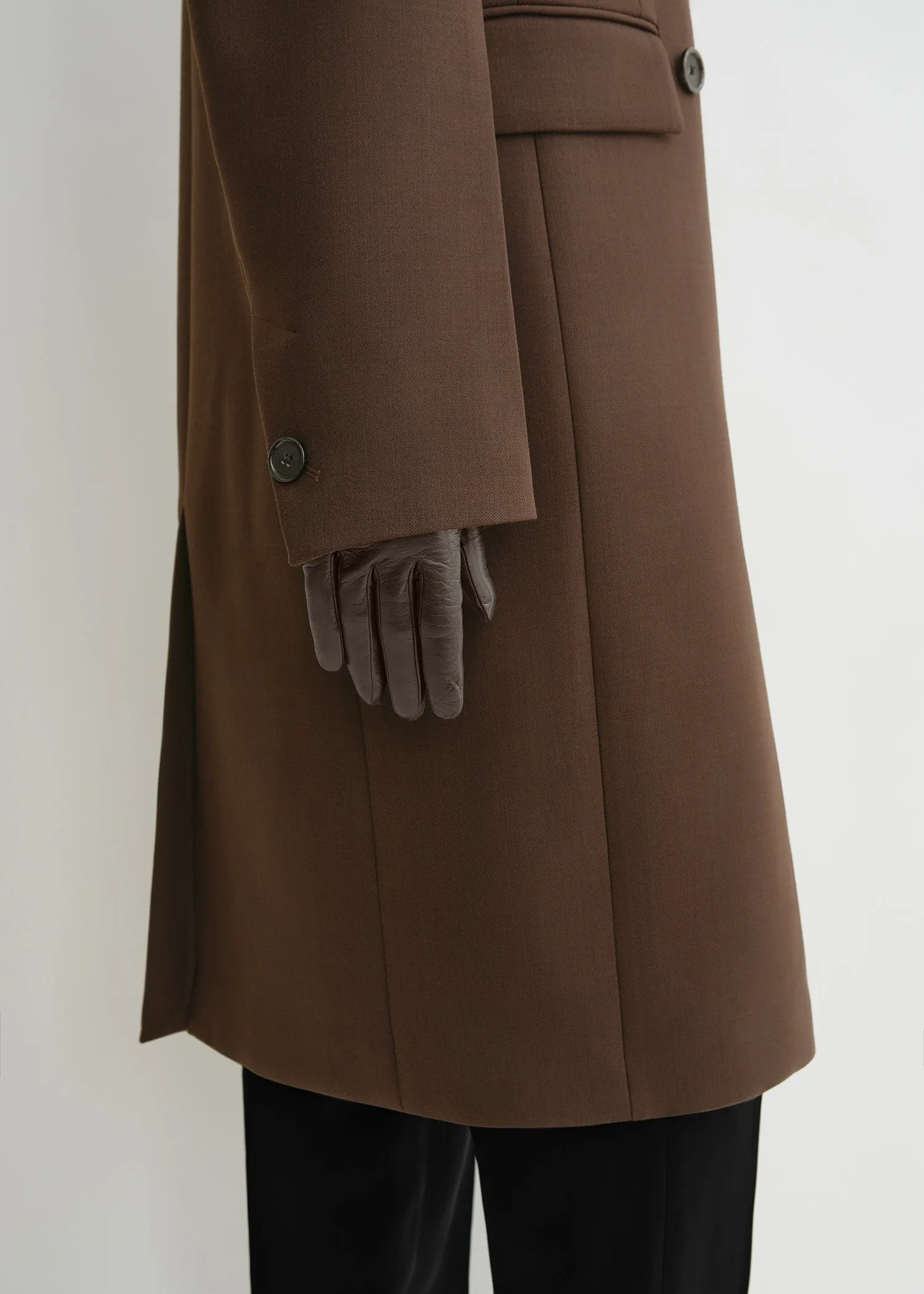 Leather gloves brown