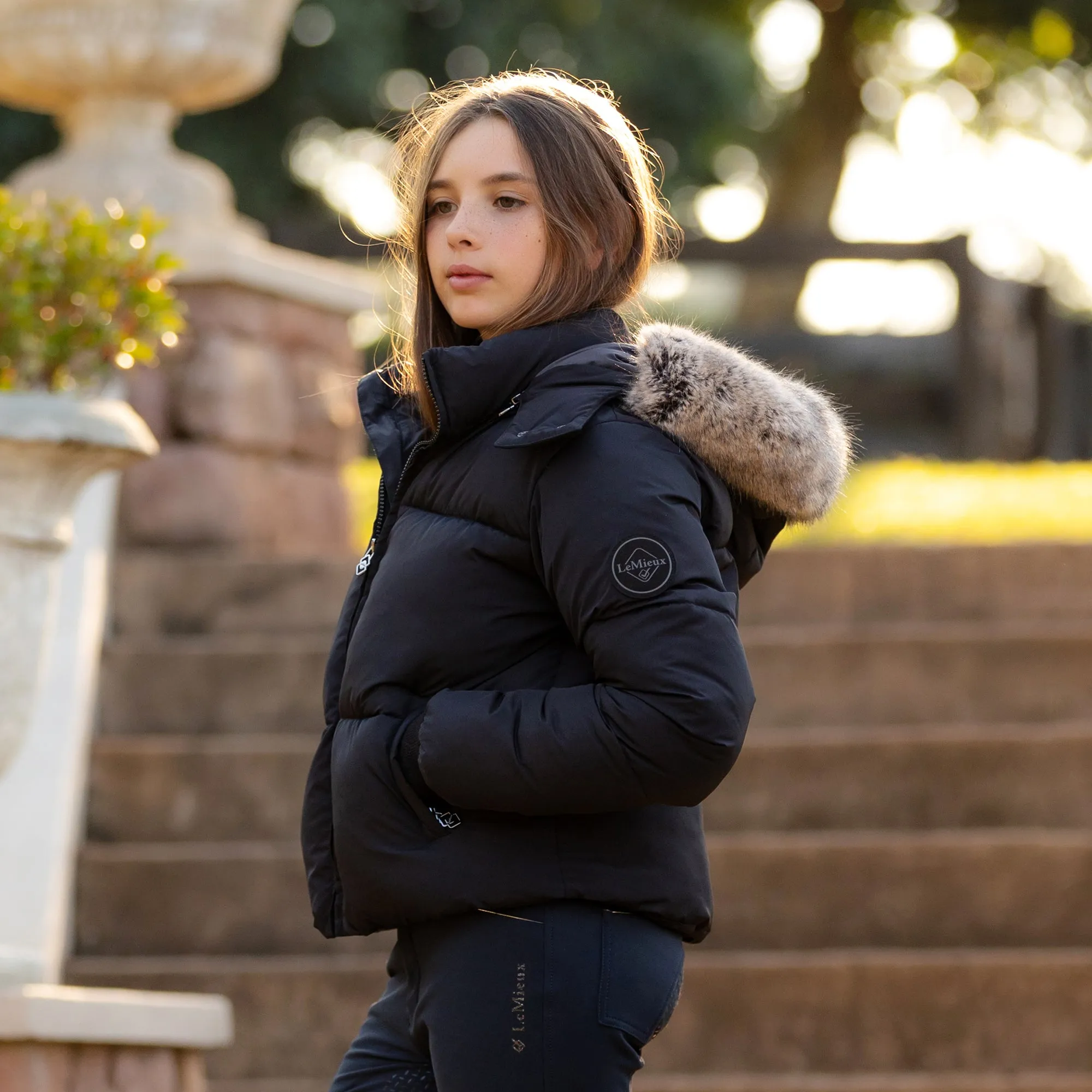 Lemieux Young Rider Gia Puffer Jacket - Navy