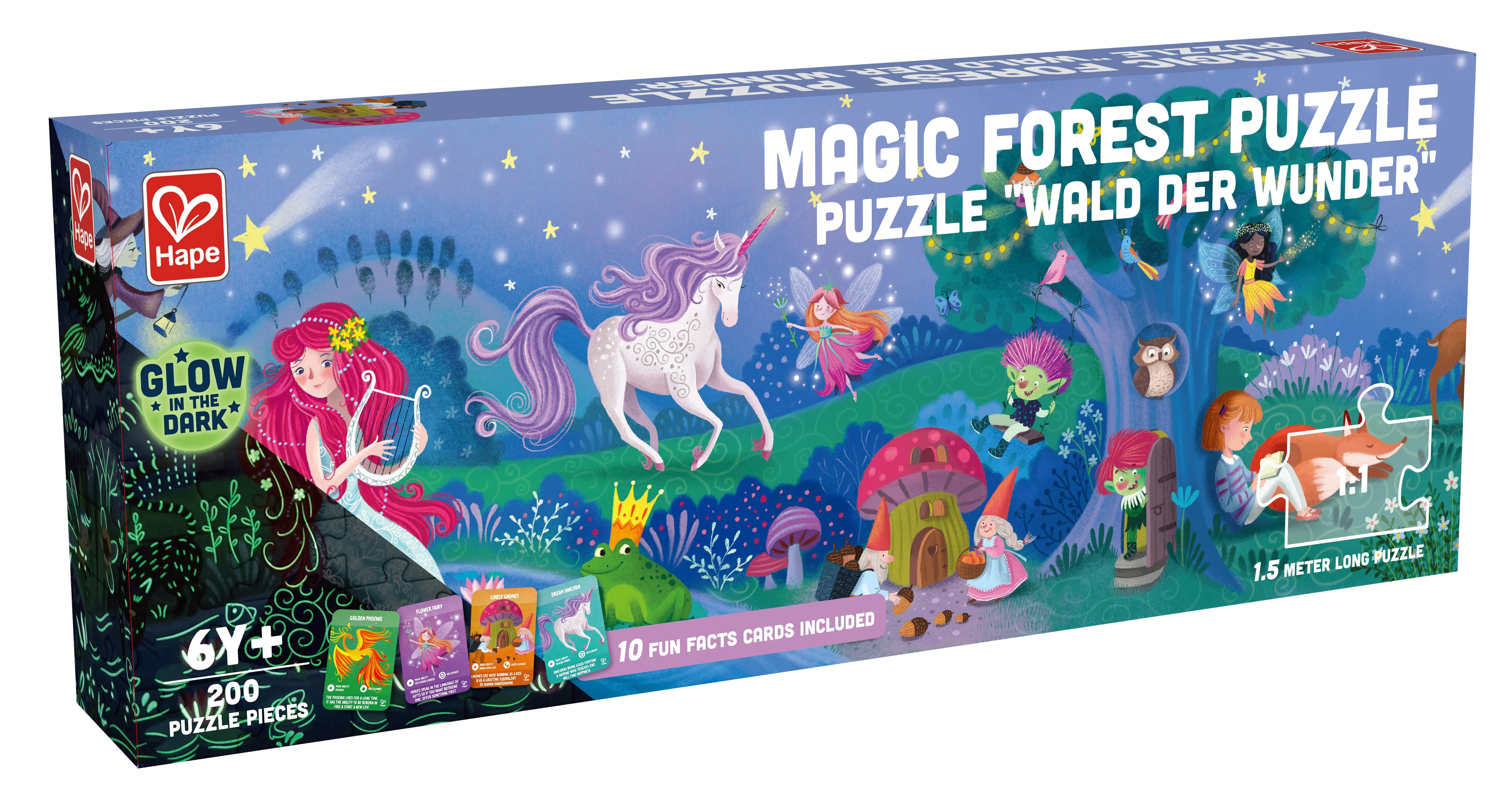 Magic Forest Puzzle - Glow in the Dark - 200 pcs