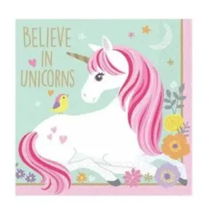 Magical Unicorn Napkins - Beverage 16 Pkt