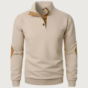 Men's Casual Button-Up Knitted Shirt for a Relaxed Look | Ideal for Autumn/Winter