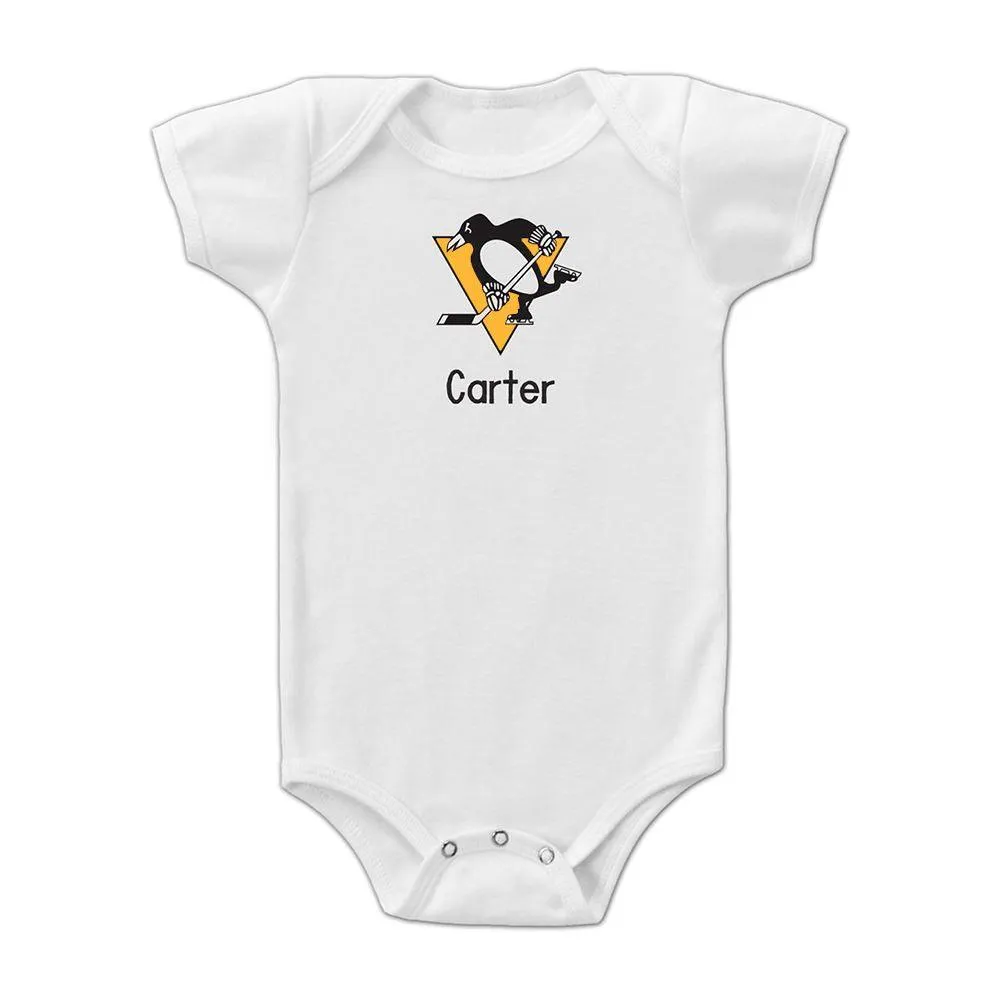 Personalized Pittsburgh Penguins Bodysuit