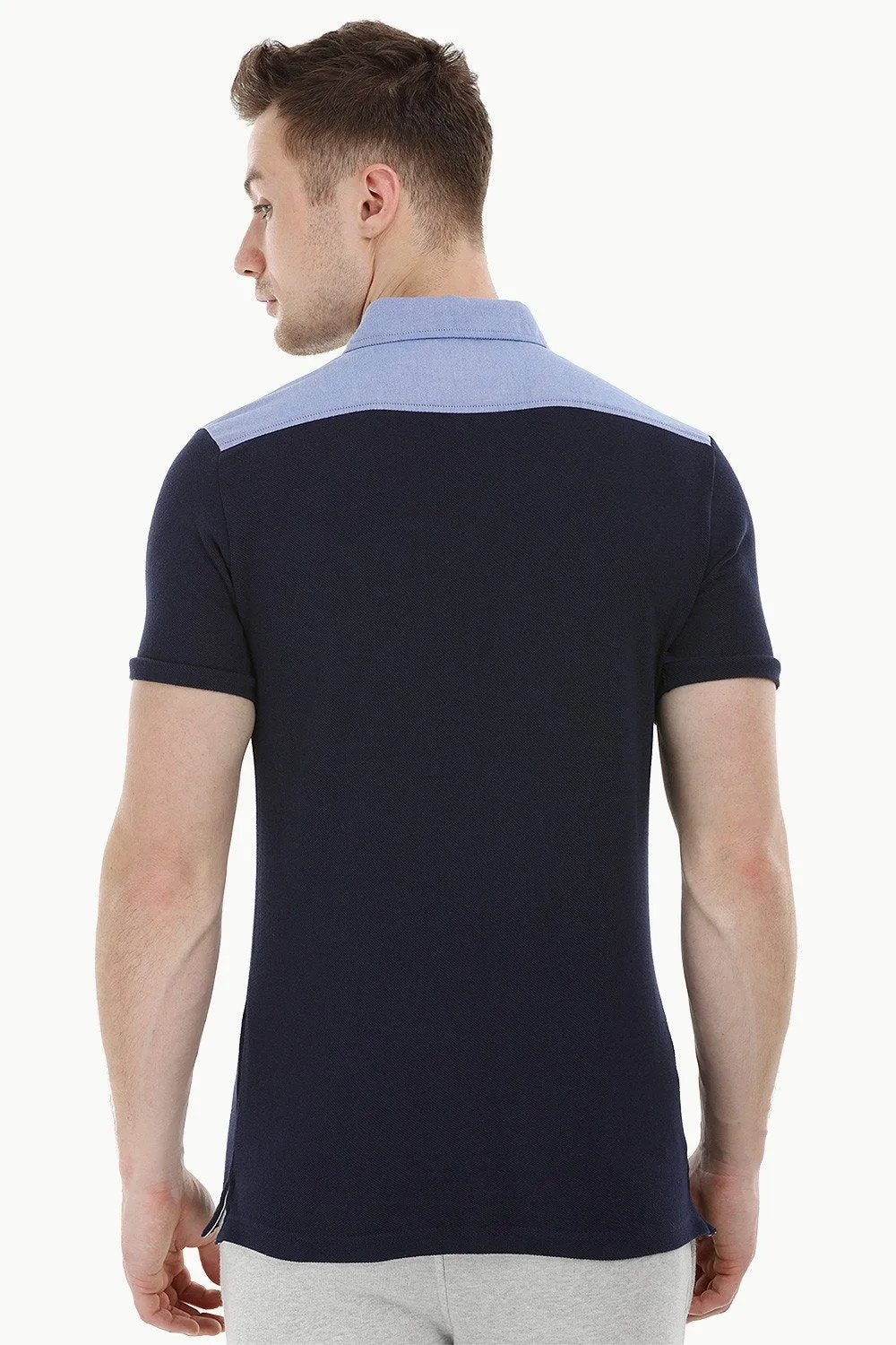 Pique Navy Polo T-shirt