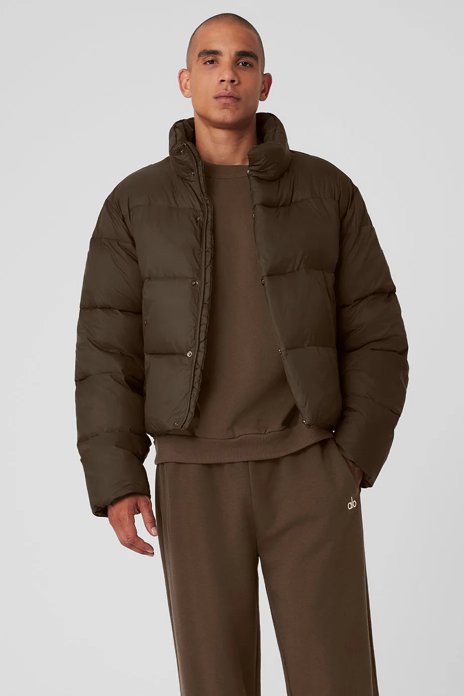 Platinum Puffer - Espresso