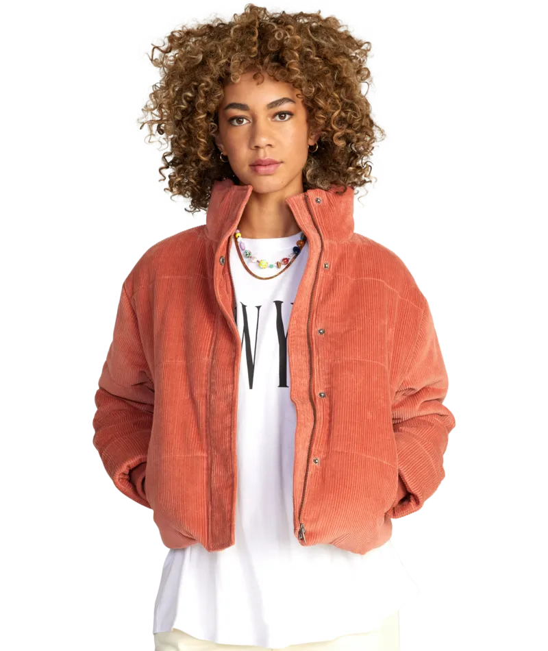 RVCA Eezeh Puffer Jacket-Cinnamon