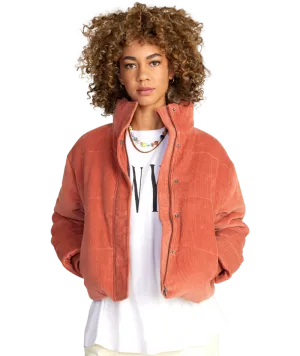 RVCA Eezeh Puffer Jacket-Cinnamon