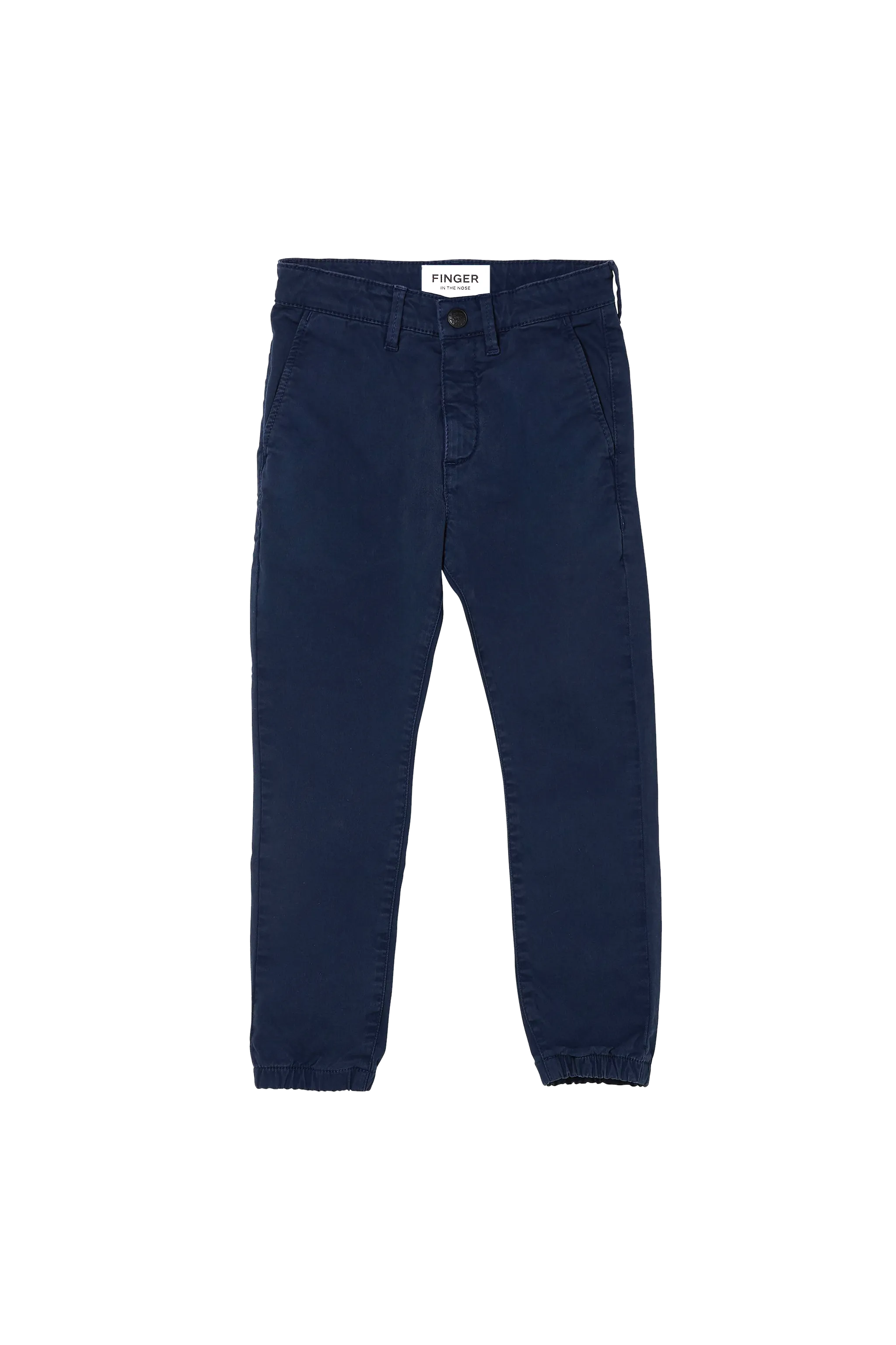 SKATER Navy - Elasticed Bottom Chino Fit Pants