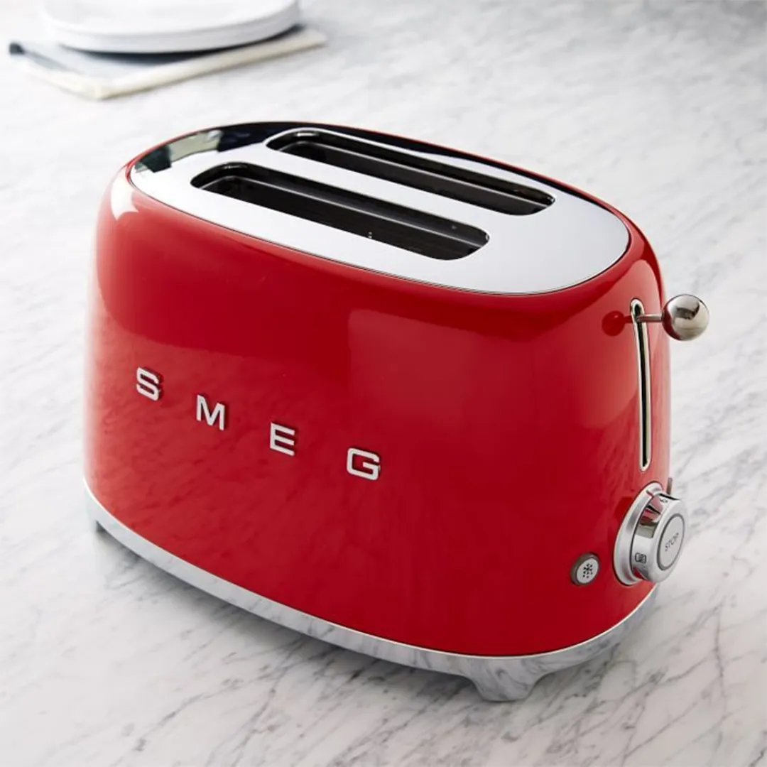 SMEG TSF01RDUK (Red) 50’s Retro Style 2 Slice Toaster