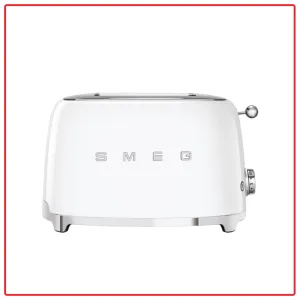 SMEG TSF01WHUK (White) 50’s Retro Style 2 Slice Toaster