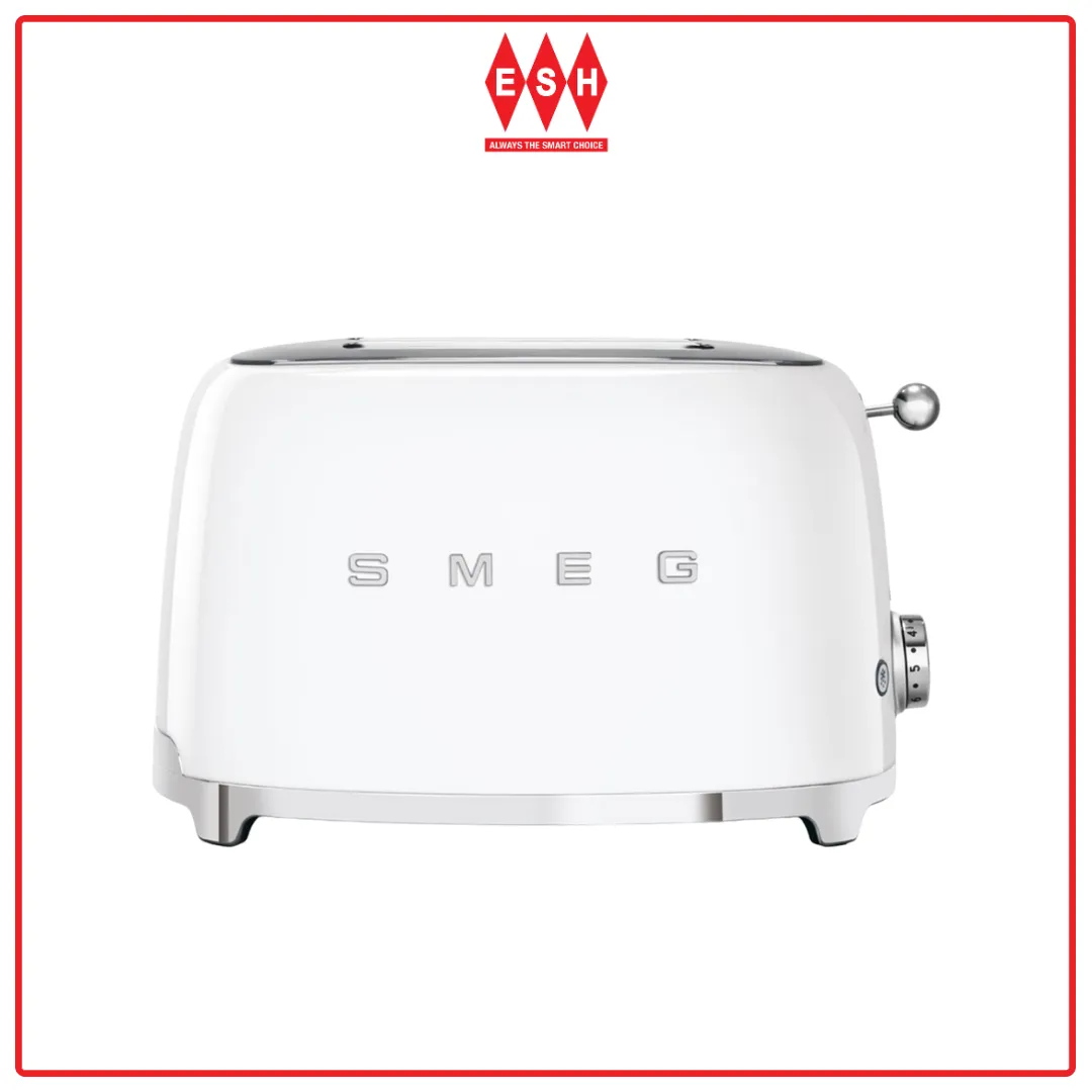 SMEG TSF01WHUK (White) 50’s Retro Style 2 Slice Toaster