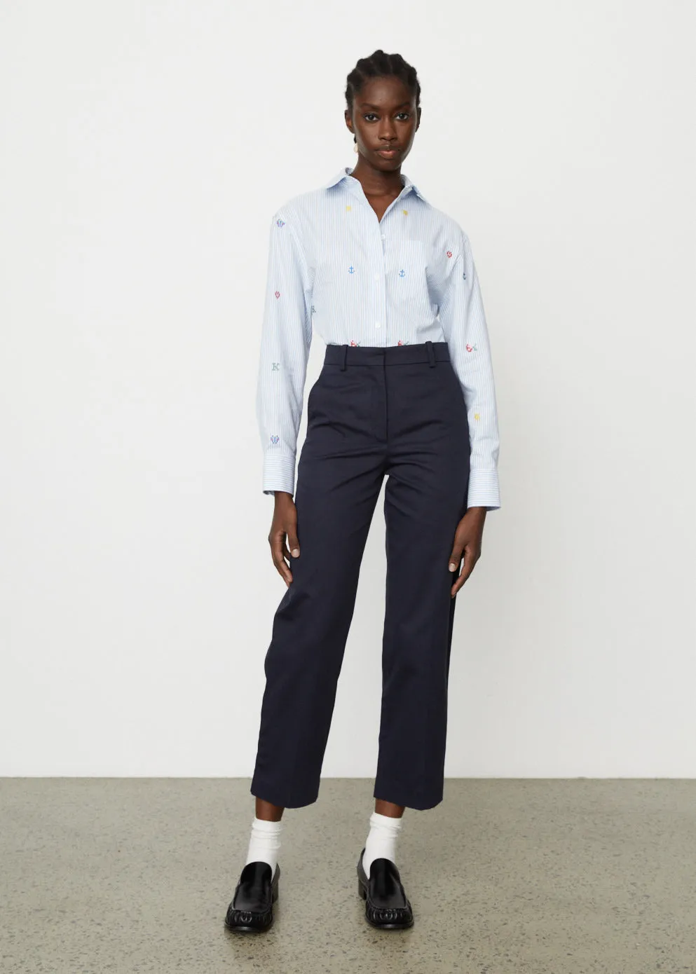 Tailored Cropped Pants