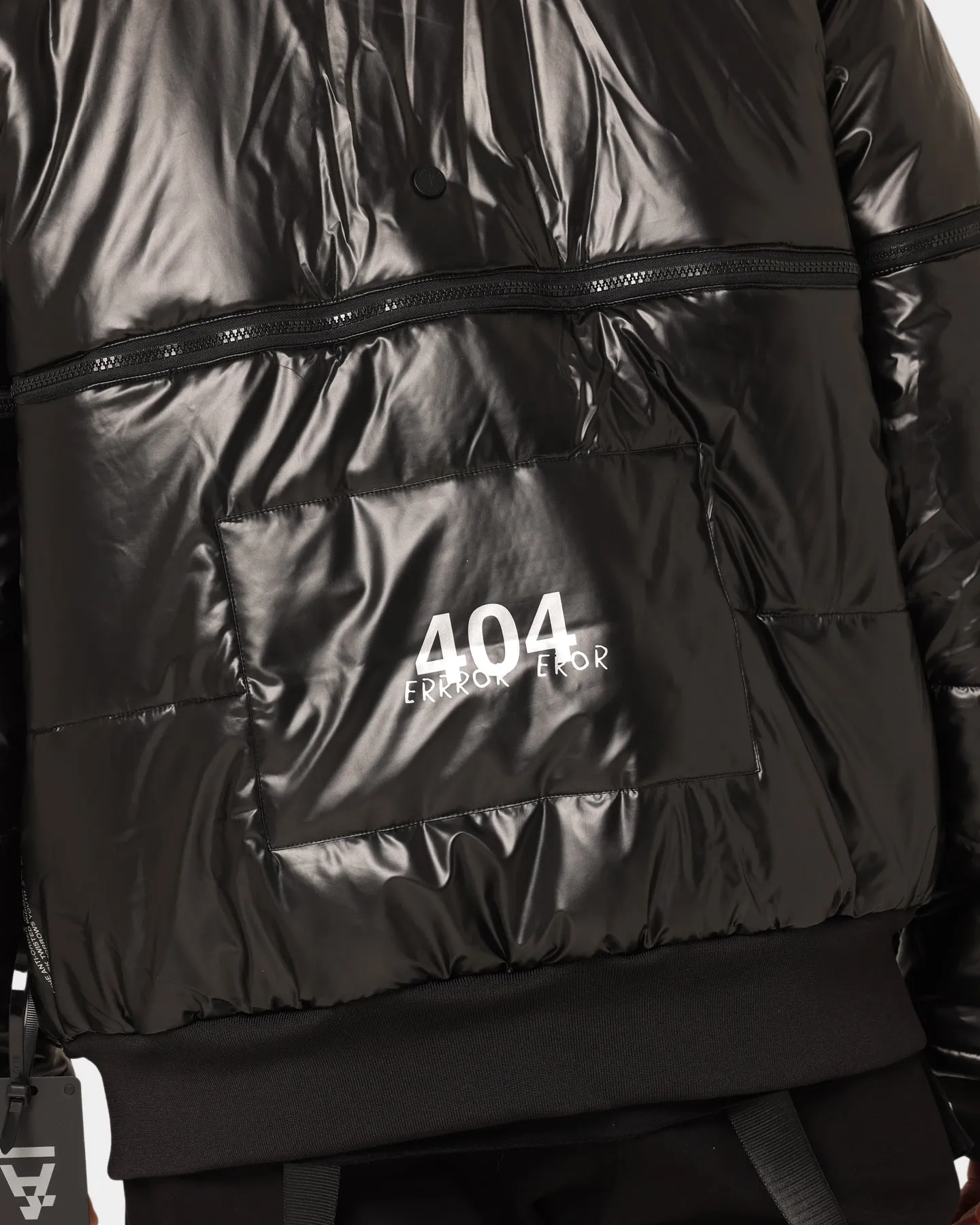 The Anti Order Anti Joy Technical Puffer Jacket Black/Silver