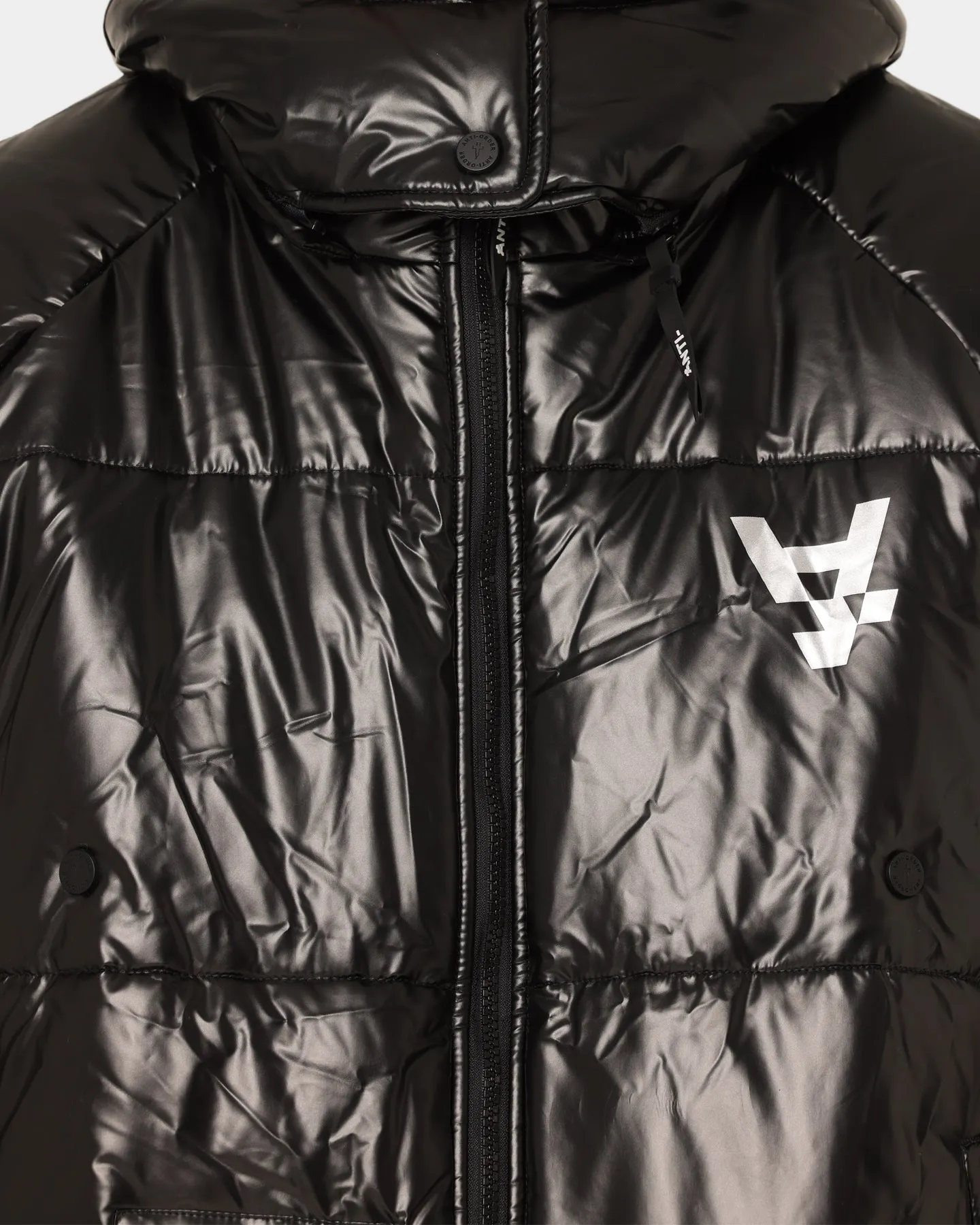 The Anti Order Anti Joy Technical Puffer Jacket Black/Silver