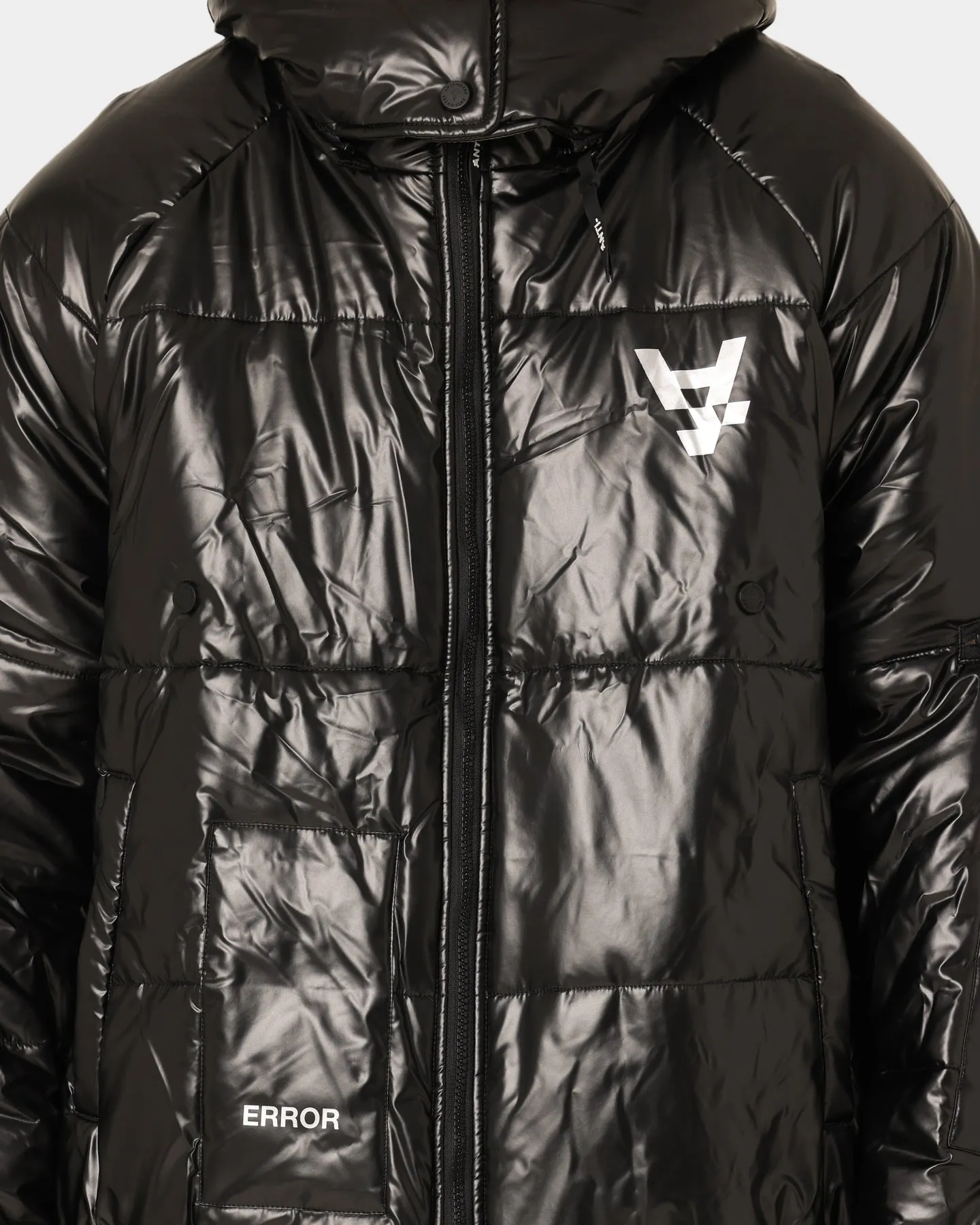 The Anti Order Anti Joy Technical Puffer Jacket Black/Silver