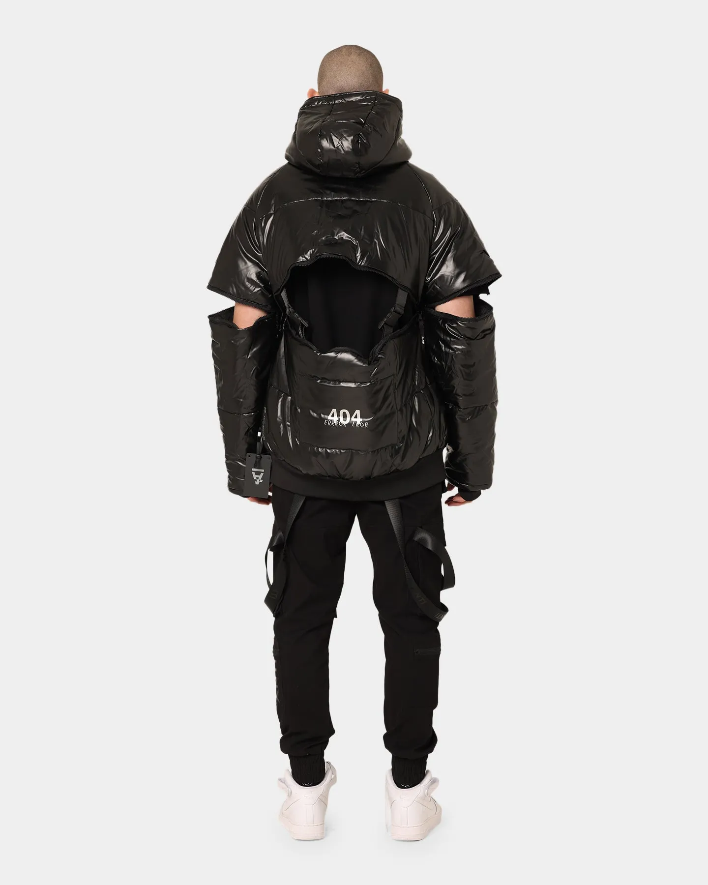 The Anti Order Anti Joy Technical Puffer Jacket Black/Silver