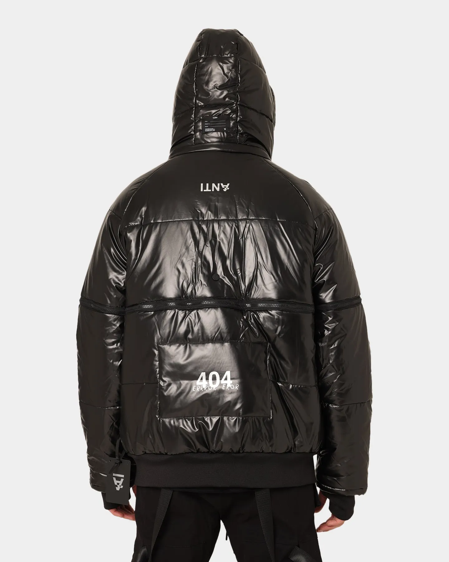 The Anti Order Anti Joy Technical Puffer Jacket Black/Silver