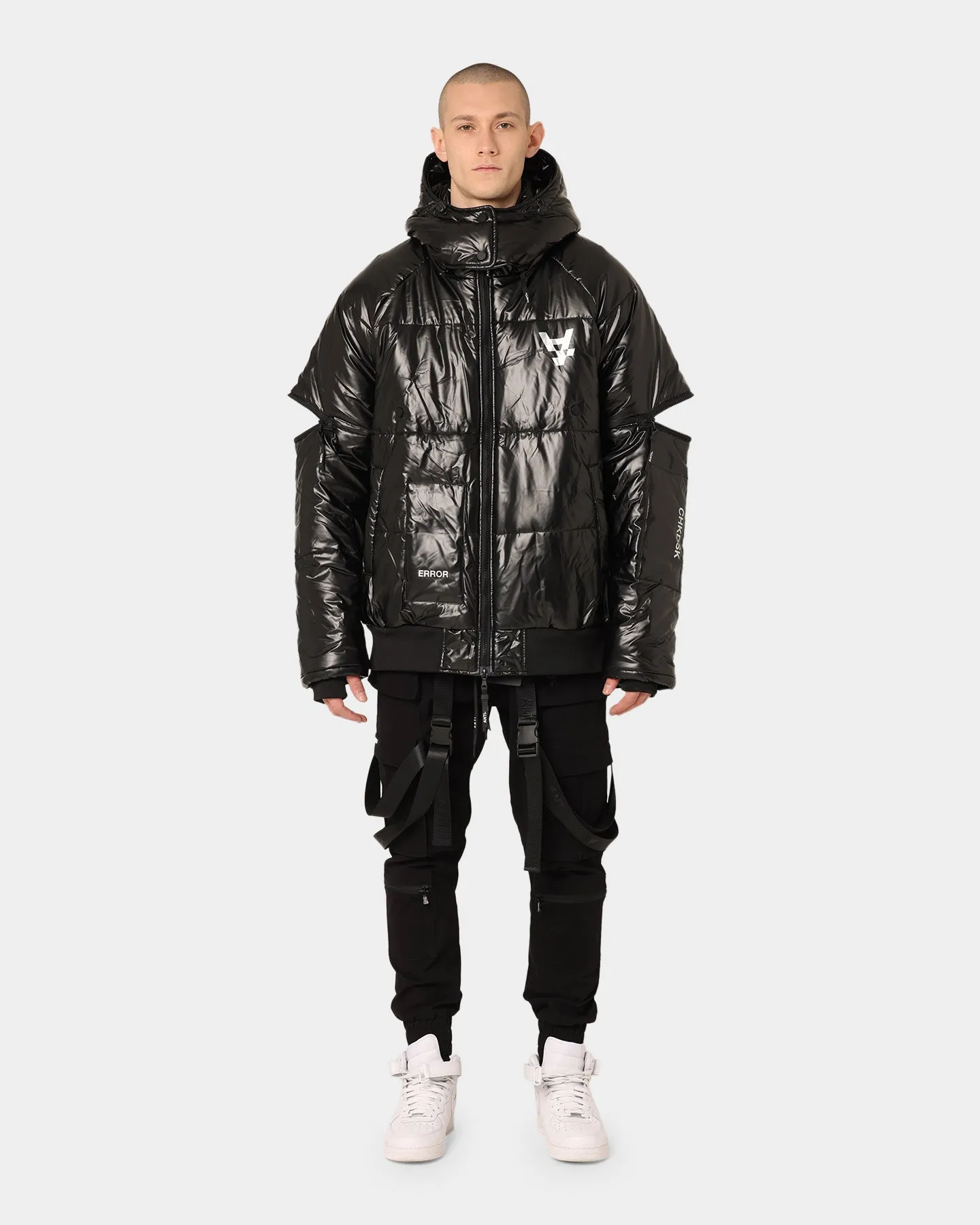 The Anti Order Anti Joy Technical Puffer Jacket Black/Silver