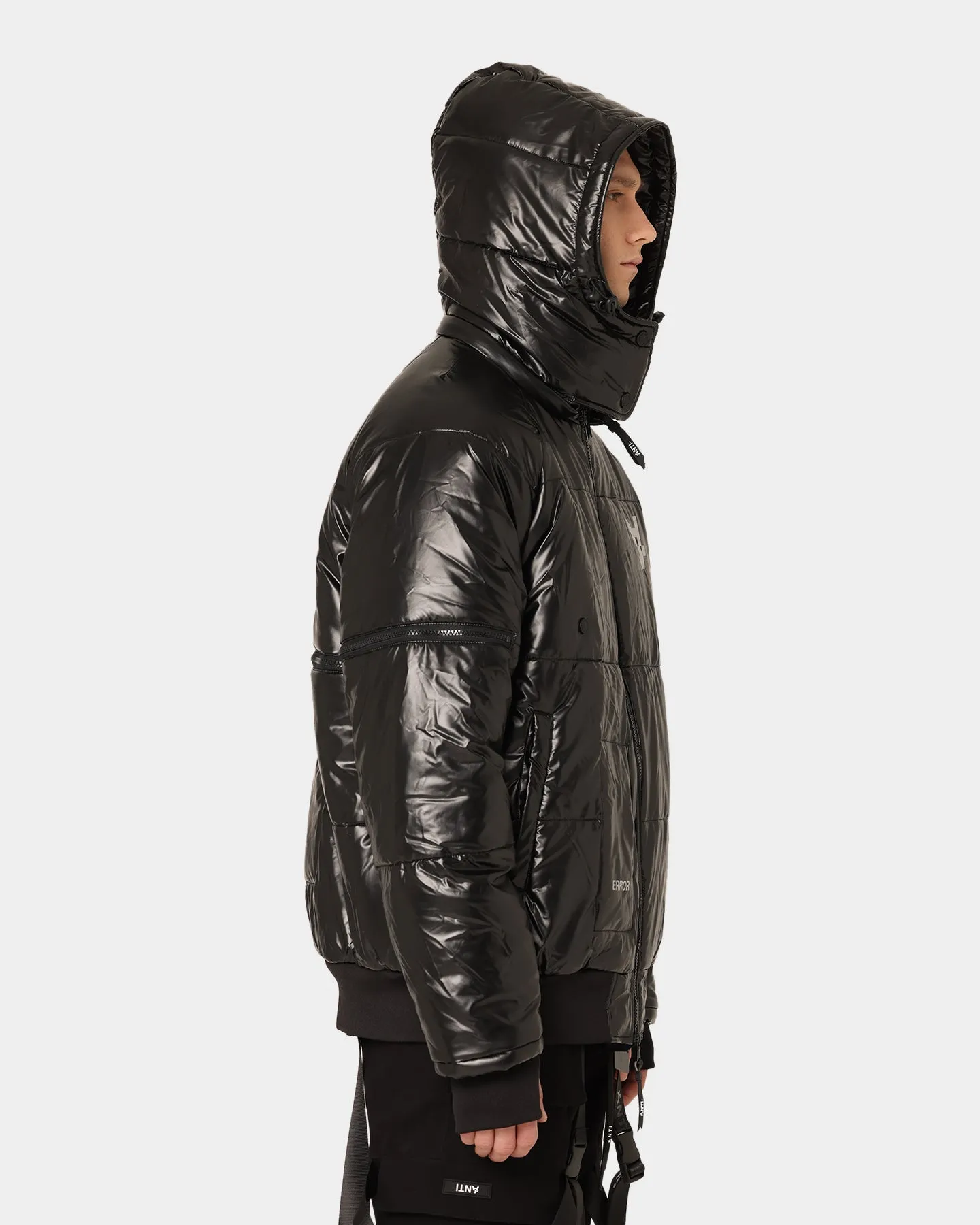 The Anti Order Anti Joy Technical Puffer Jacket Black/Silver