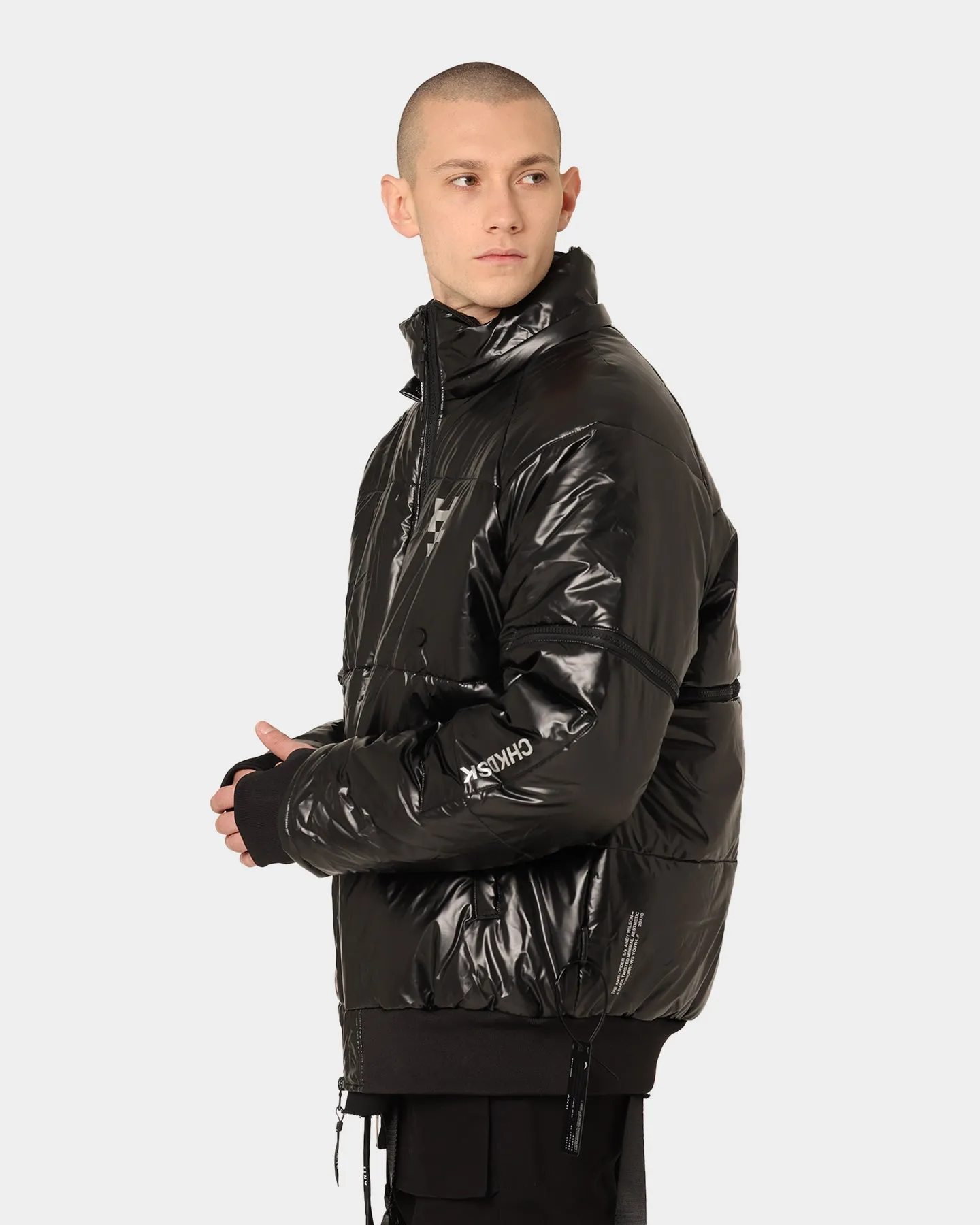 The Anti Order Anti Joy Technical Puffer Jacket Black/Silver