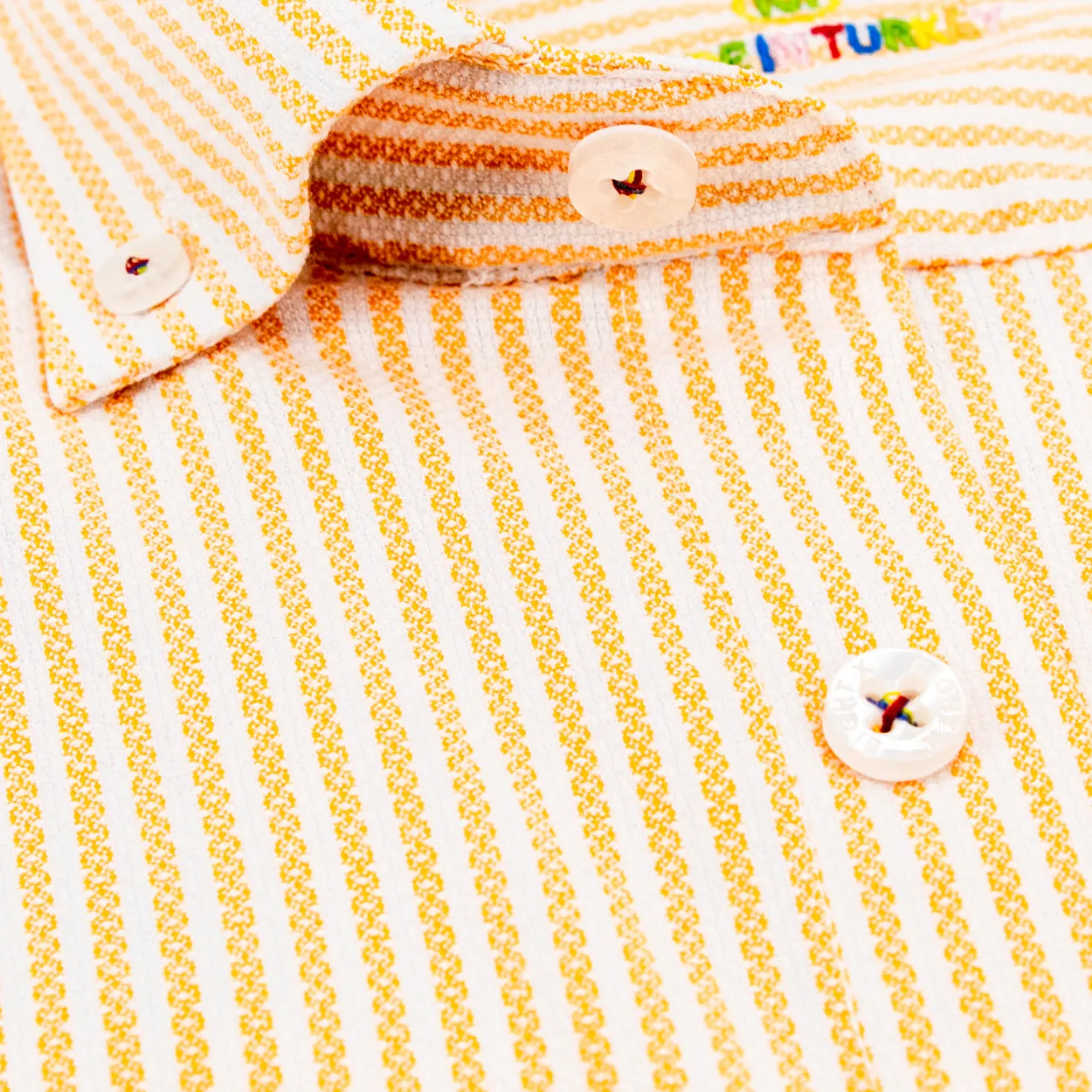 The Softest Stripe - Colores Edition FROG Shirt - Sunnyside Orange